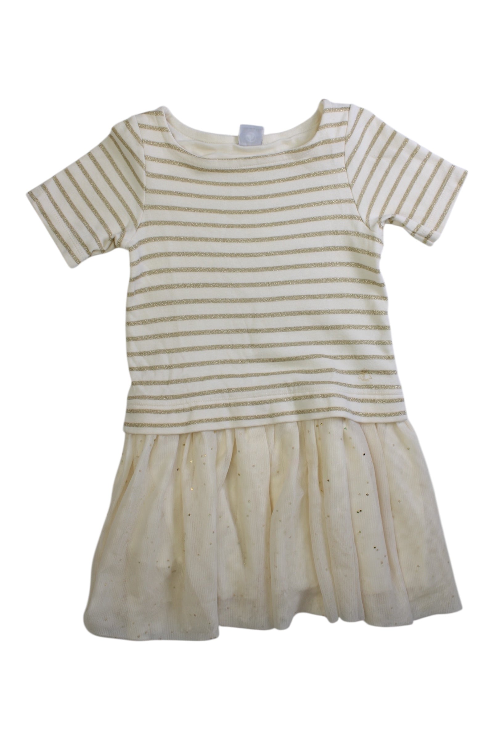 Petit Bateau Short Sleeve Dress 4T、mySite、g9winljtr