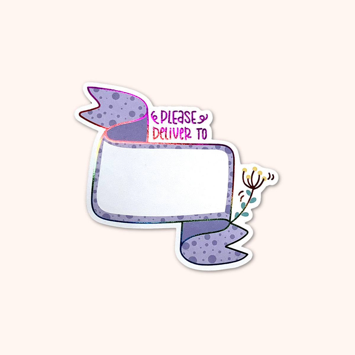  Please Deliver To Rainbow Foil Mail Labels 15 Pack、mySite、ghnorth