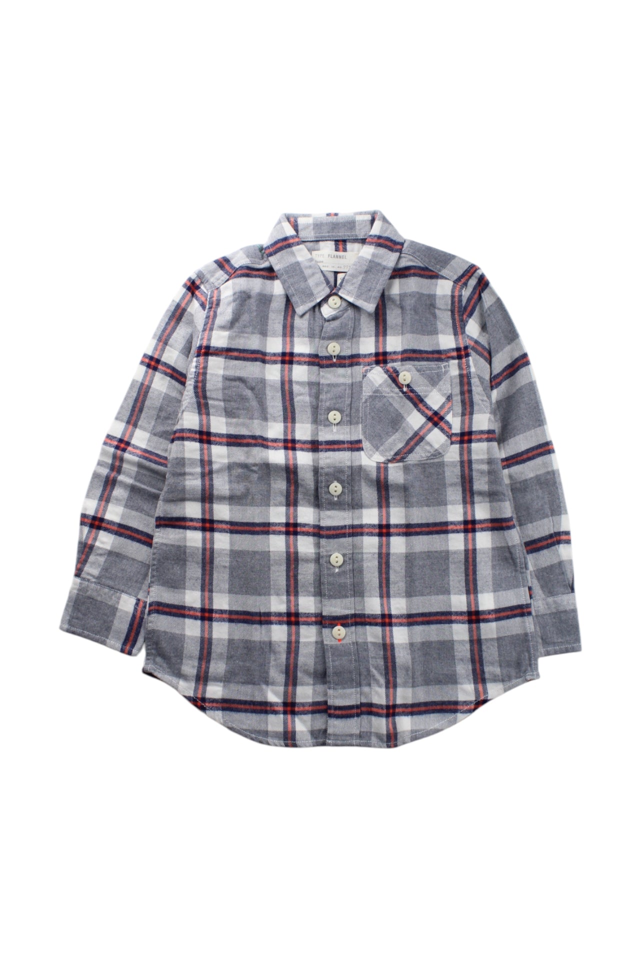 Crewcuts Plaid Long Sleeve Shirt 4T-5T、mySite、g9winljtr