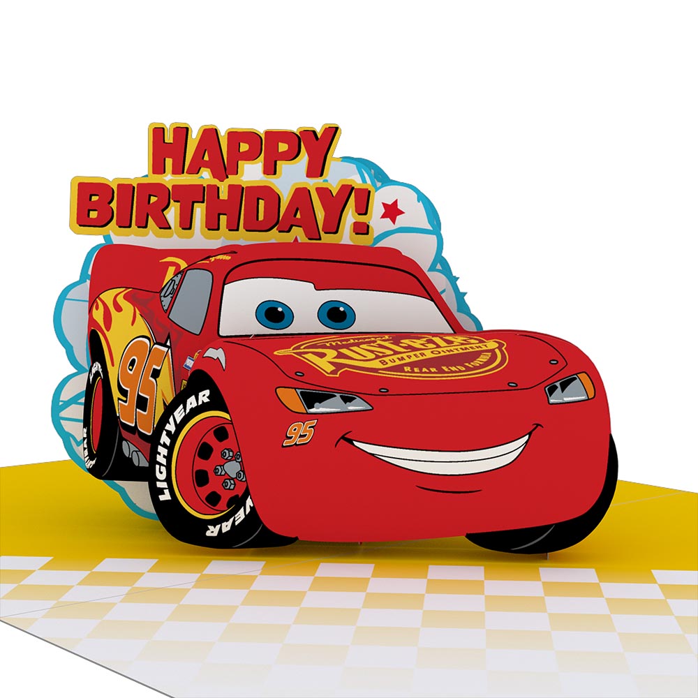 Playpop Card™: Disney Pixar Cars: Lightning McQueen Birthday、mySite、solidvoid