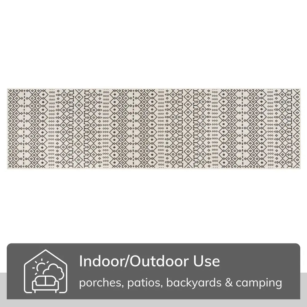 Nord Moroccan Tribal Indoor Outdoor Ivory Flatweave Rug、mySite、gigharbornorthrealestate