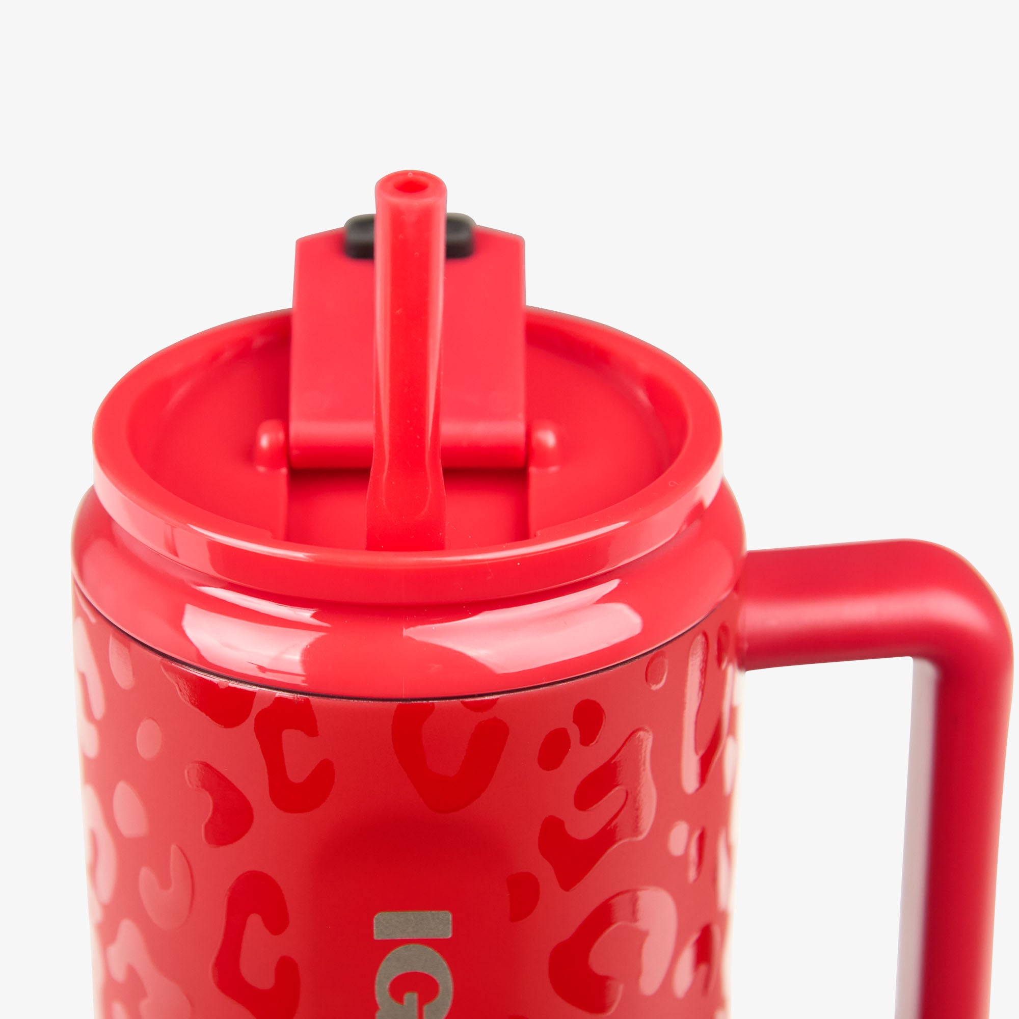 Kansas City Chiefs 32 Oz Leopard Flip ‘n’ Sip Travel Mug、mySite、noshort