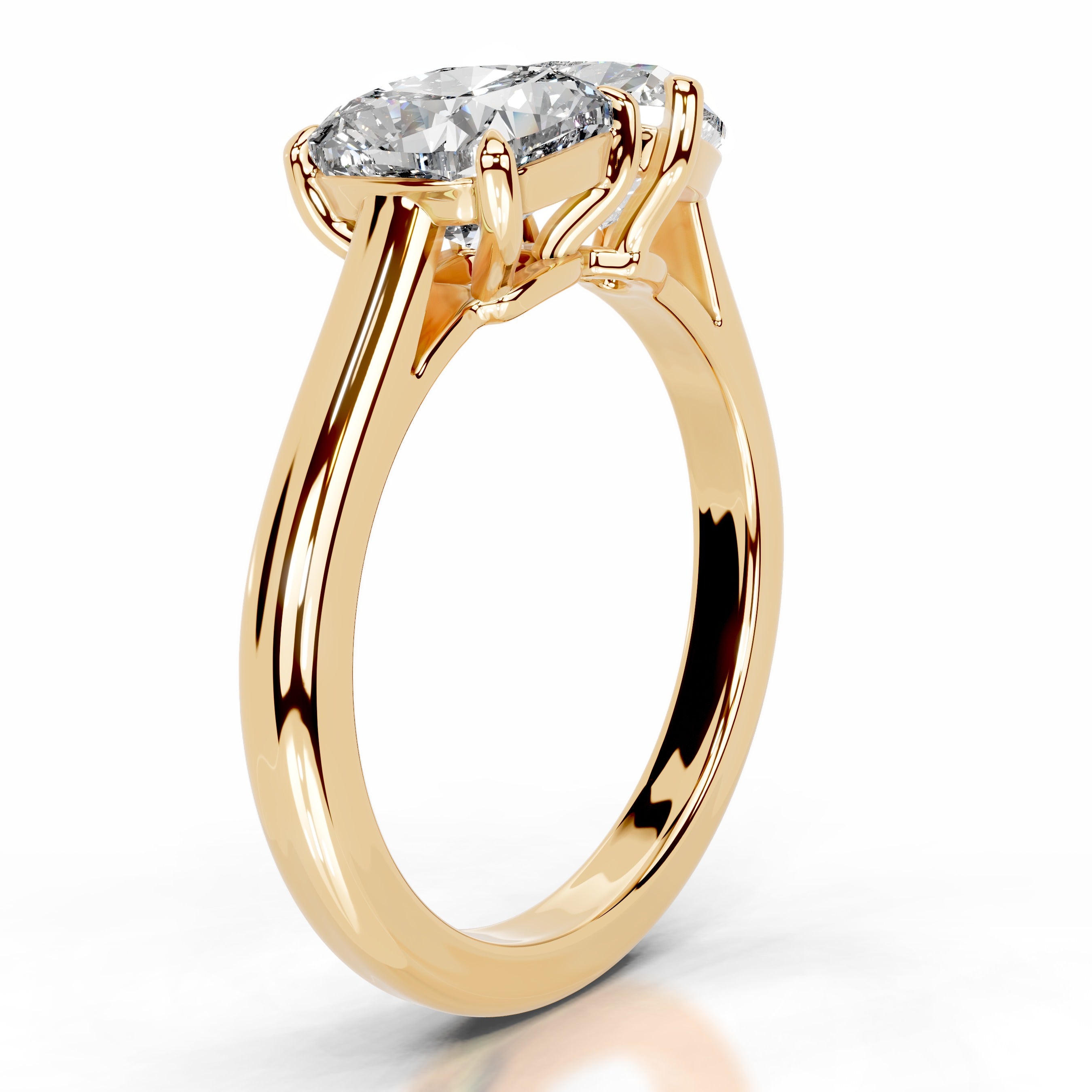 Marlena Lab Grown Diamond Ring - 18K Yellow Gold、mySite、hinf8tx79