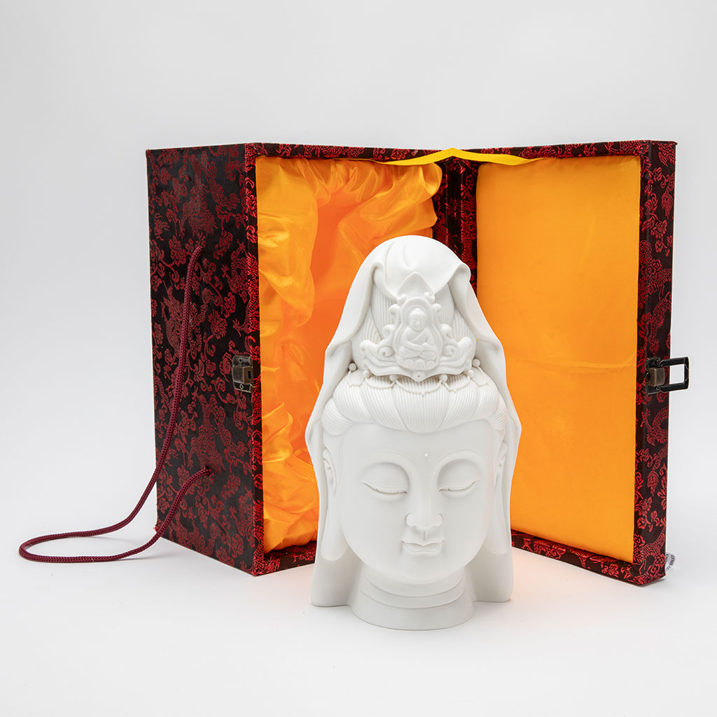 Porcelain Kwan Yin Head Statue、mySite、topwebapps