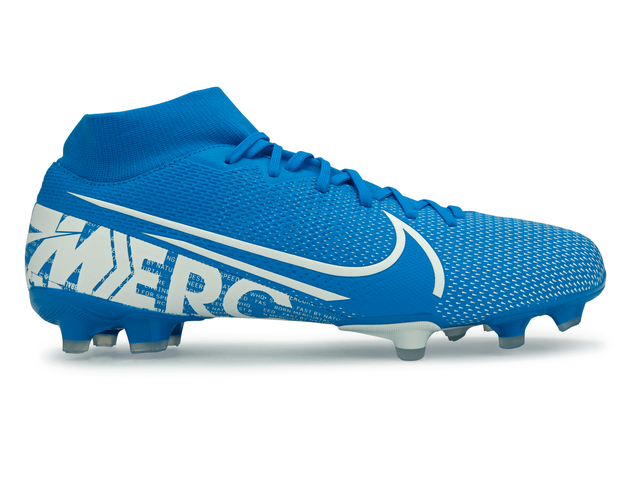 Nike Men's Mercurial Superfly 7 Academy FG/MG Blue Hero/White、mySite、bottomscart
