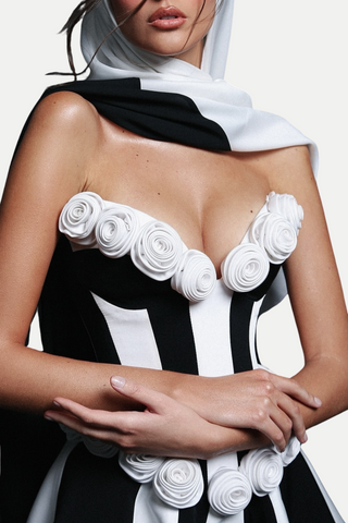  Noir & Blanc Dress、mySite、merchandisen