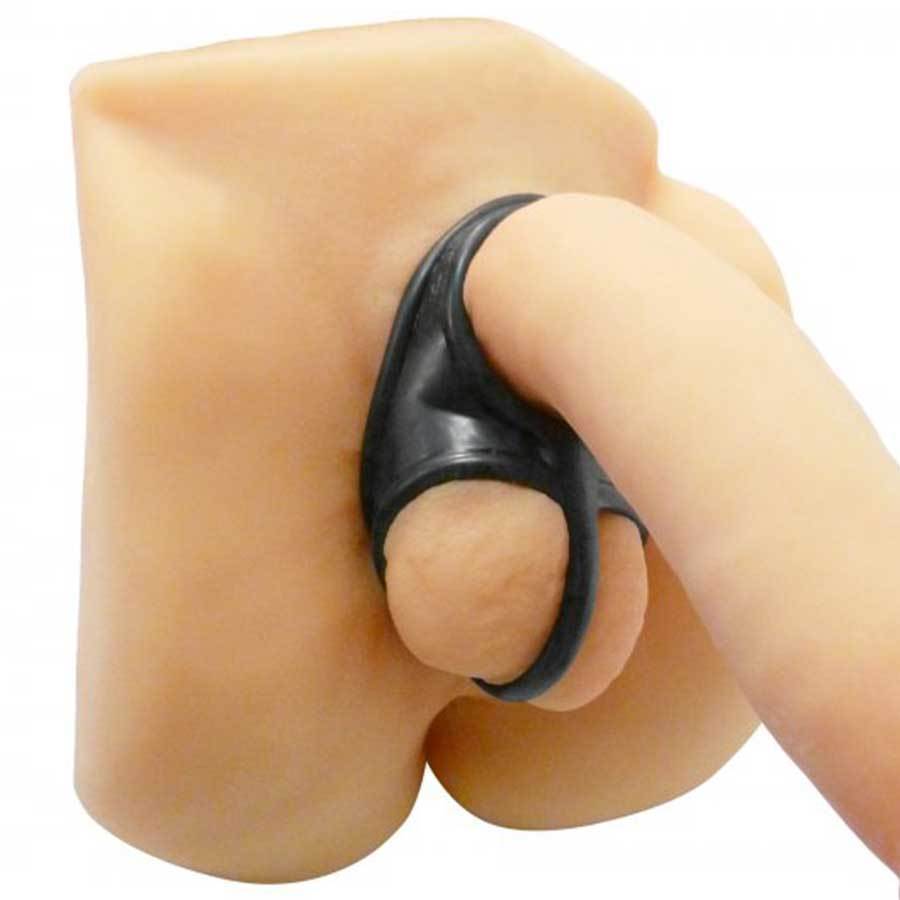 Annex Cock Ring Erection Enhancer & Ball Splitter Black、mySite、bottomscart