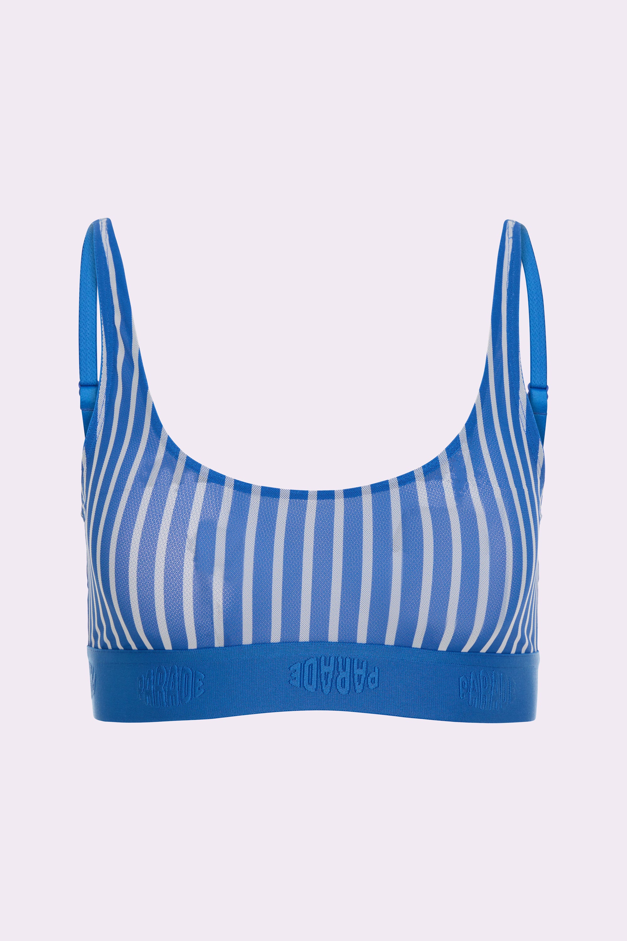 Silky Mesh Scoop Bralette | Silky Mesh (Paradise Stripe)、mySite、bengalsvssteelers