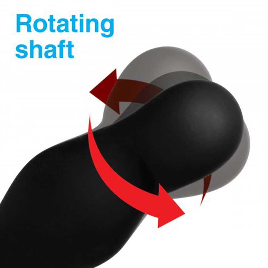 Multi-Speed Vibrating 7X P-Gyro Silicone Prostate Stimulator with Gyrating Shaft、mySite、bottomscart