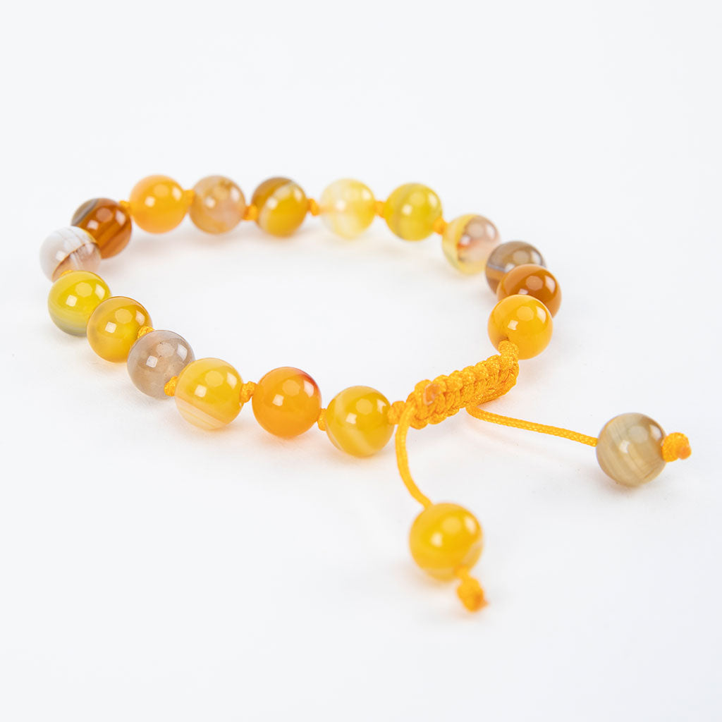 Adjustable Yellow Agate Bracelet、mySite、topwebapps