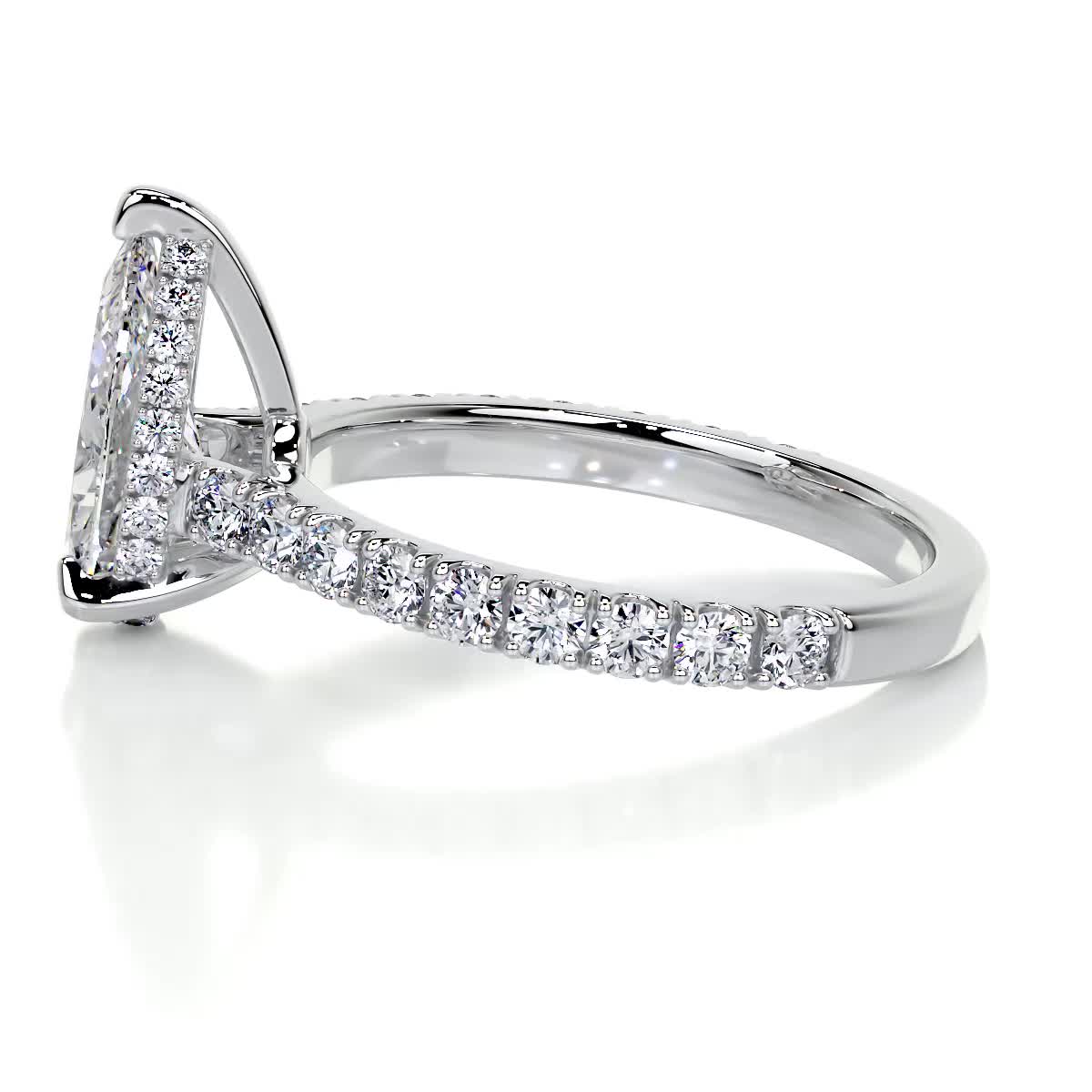 Mia Diamond Engagement Ring -18K White Gold、mySite、hinf8tx79