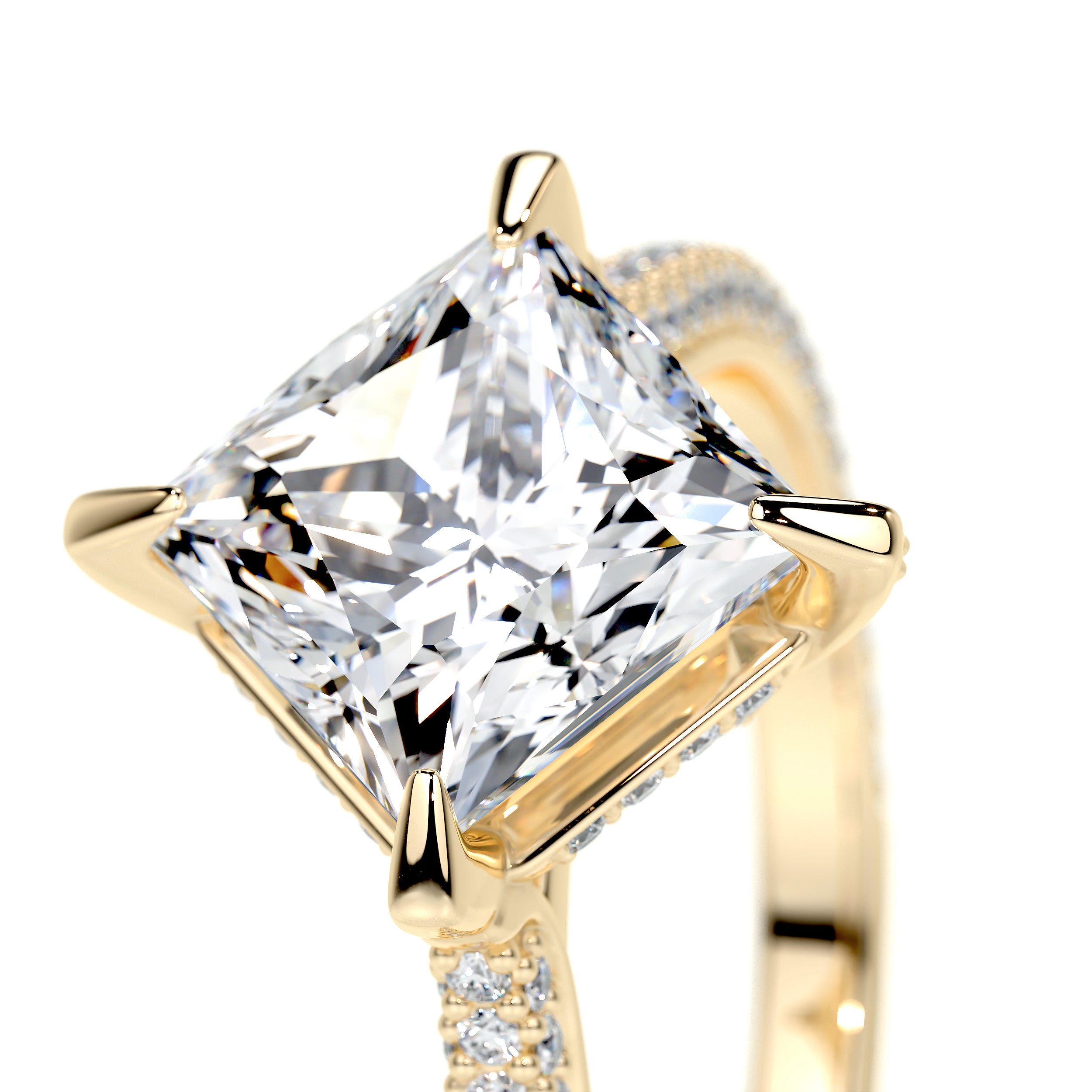 Jocelyn Lab Grown Diamond Ring -18K Yellow Gold、mySite、hinf8tx79