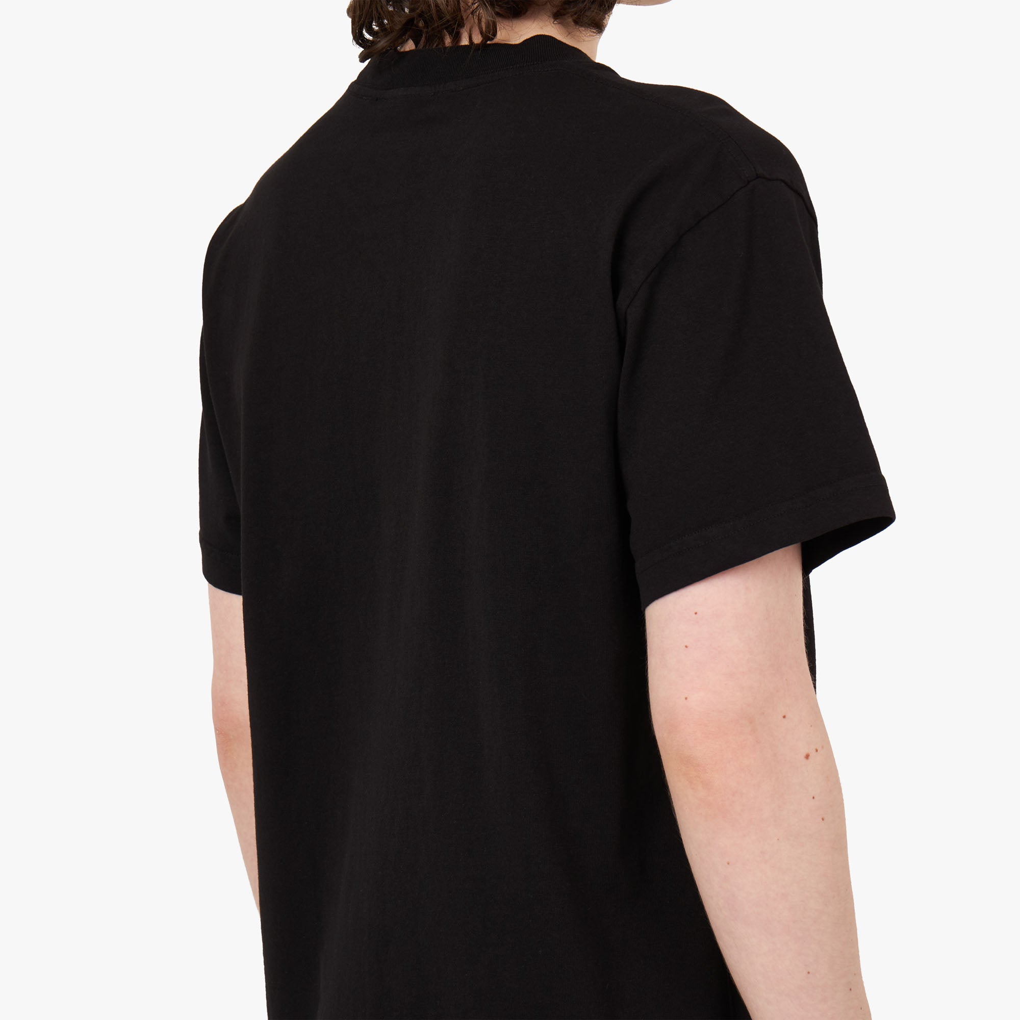  Metalwood Fringe T-shirt / Black、mySite、merchandisen