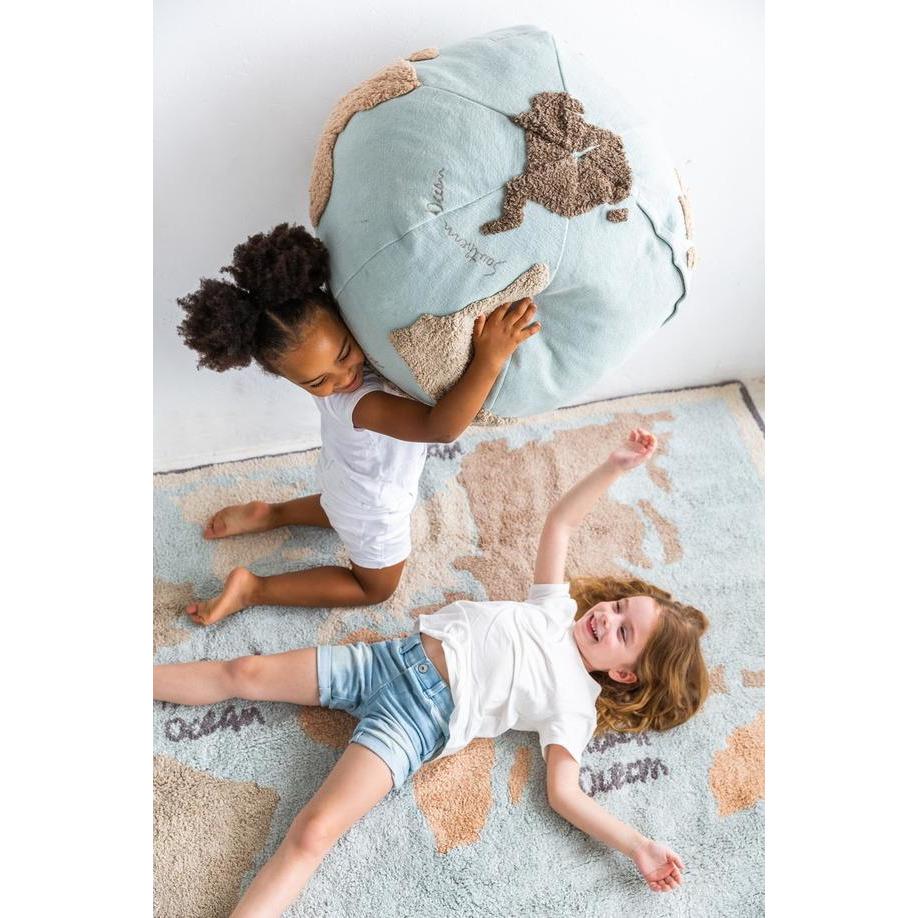 World Map Pouffe、mySite、gigharbornorthrealestate