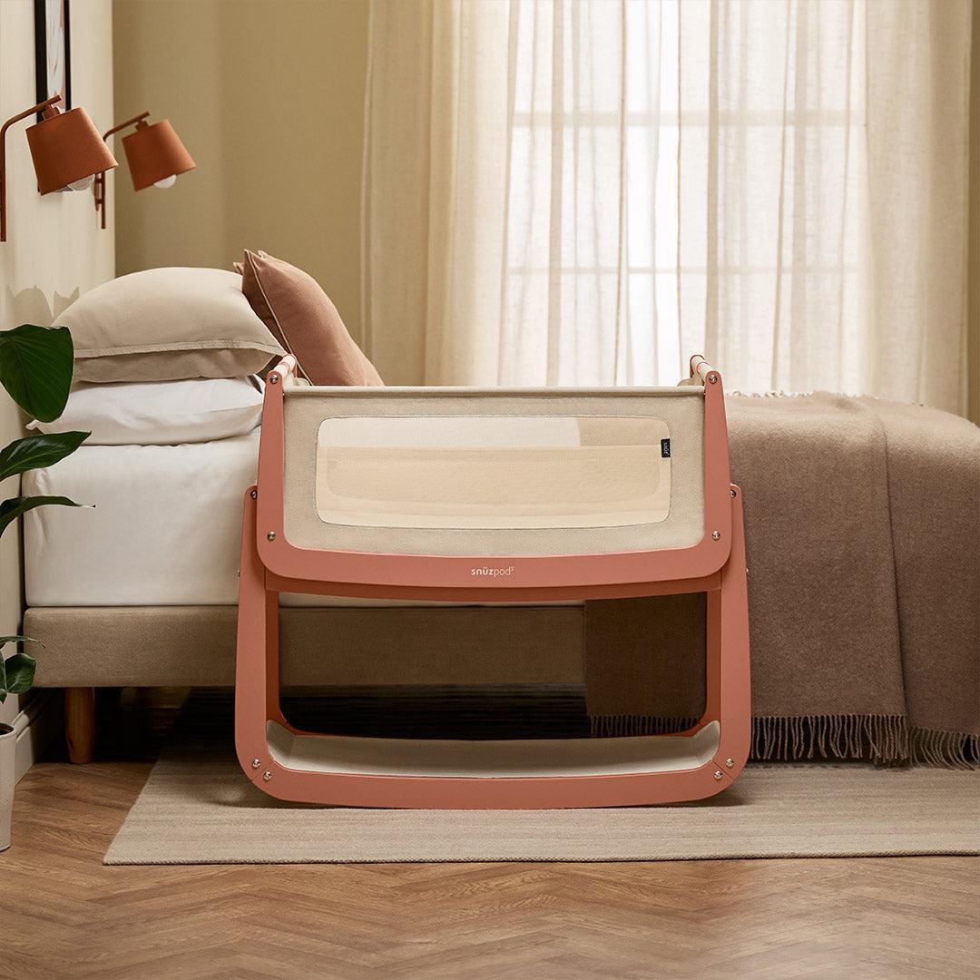 SnuzPod 5 Bedside Crib - Terracotta、mySite、merchandisen