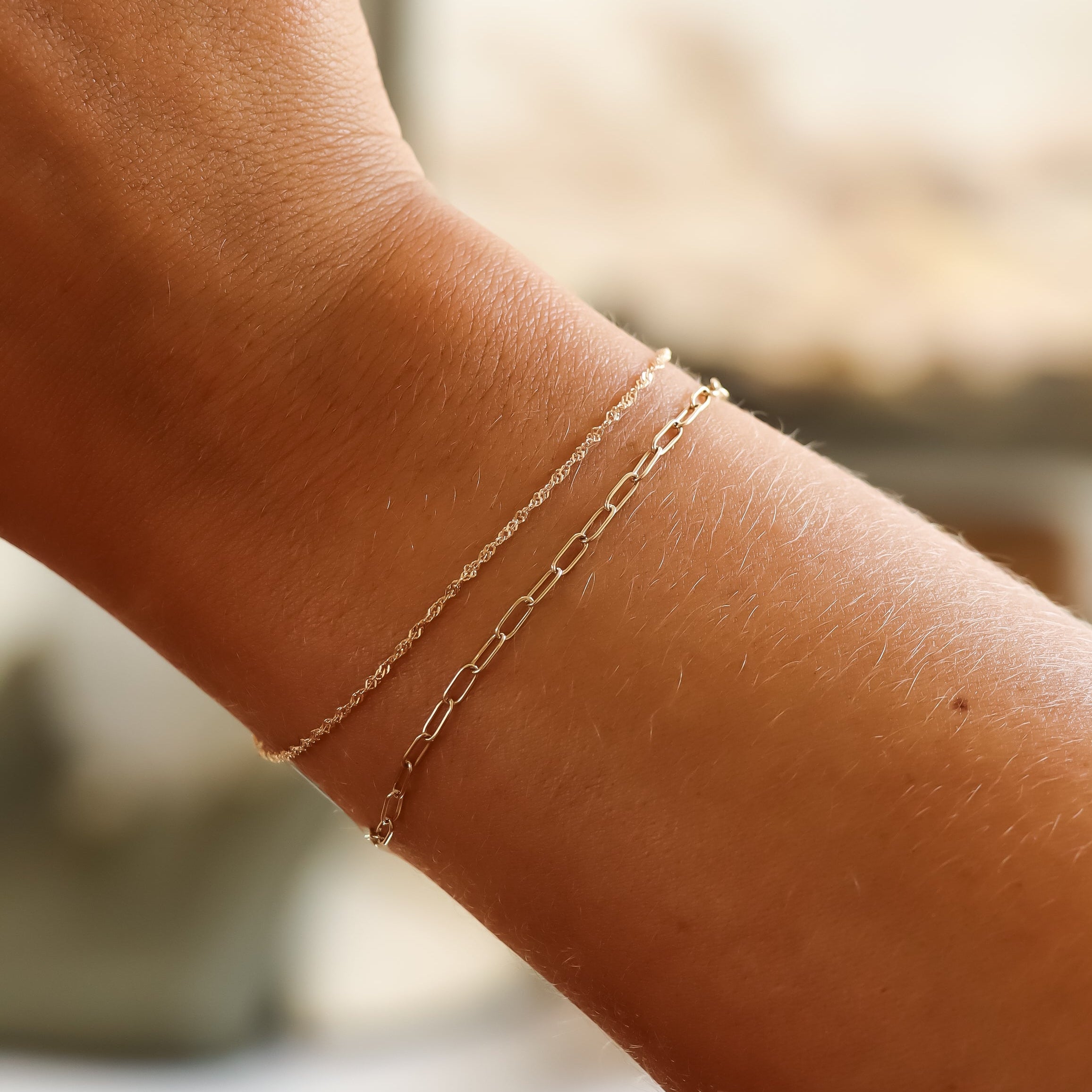 1.2 mm Singapore Chain 14K Gold Plated .925 Sterling Silver Permanent Jewelry Chain - By the Foot / PMJ0021、mySite、dreamappss