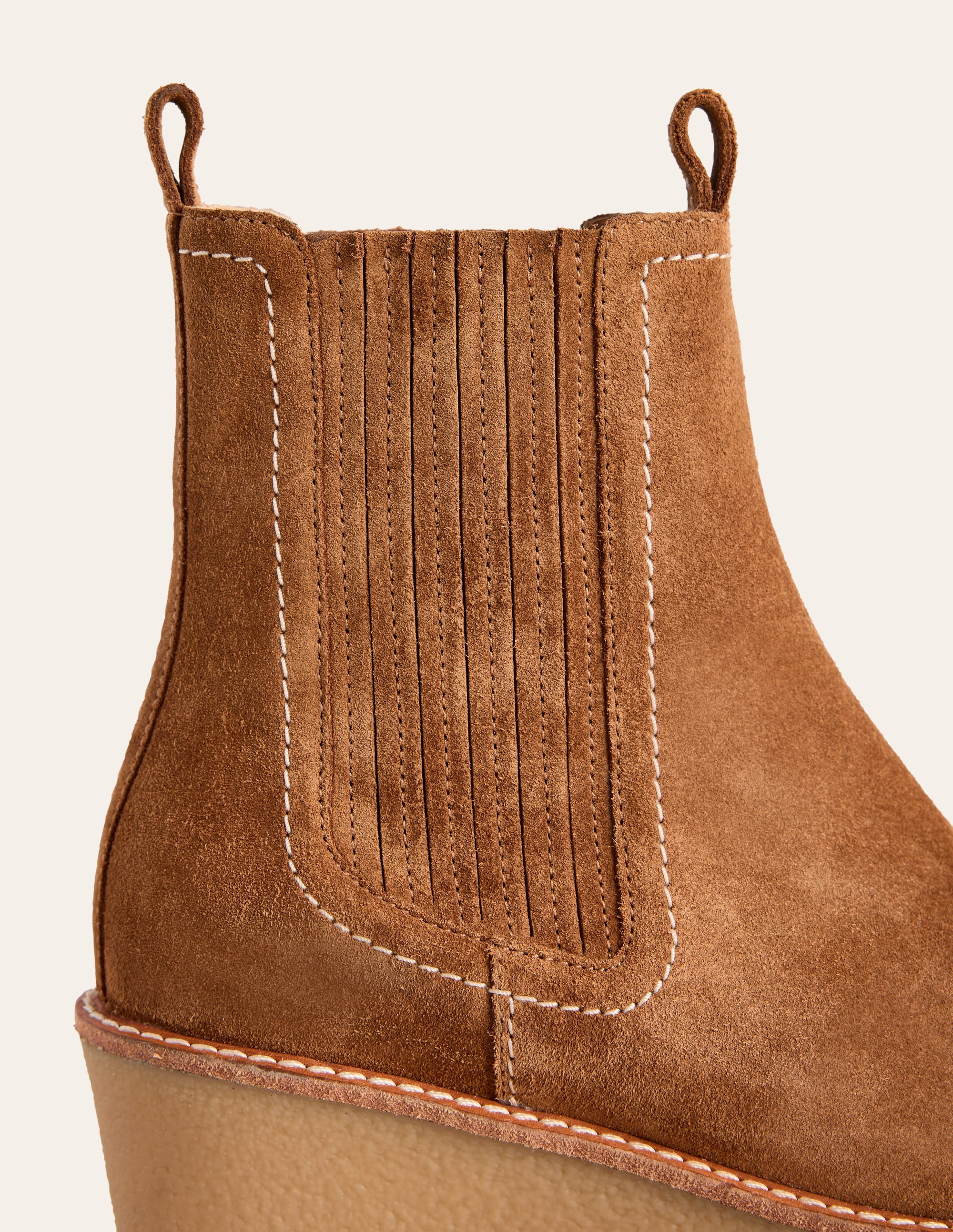  Rue Wedge Ankle Boots-Tan、mySite、ashleygrahame