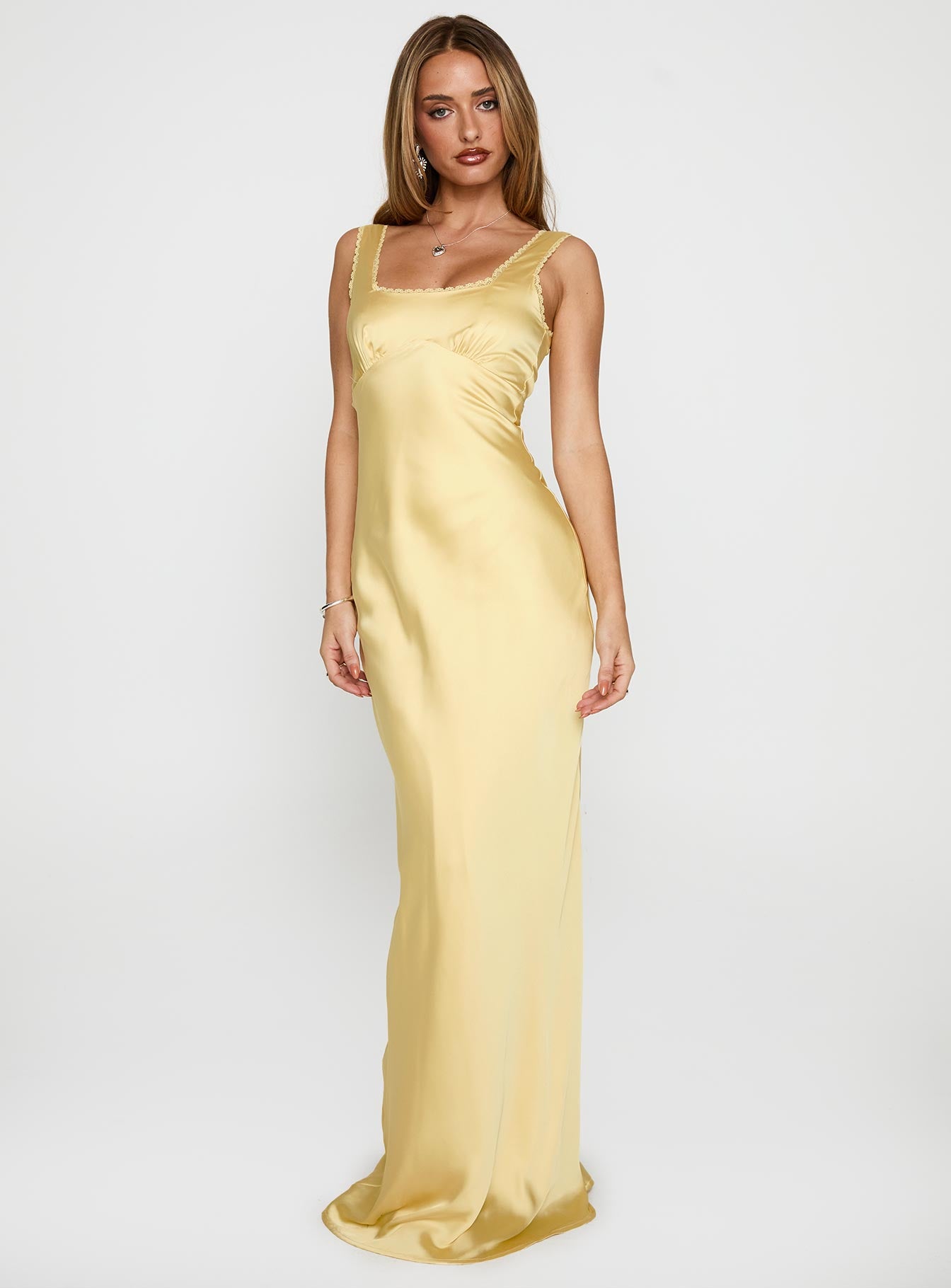Dasha Maxi Dress Lemon、mySite、solidvoid