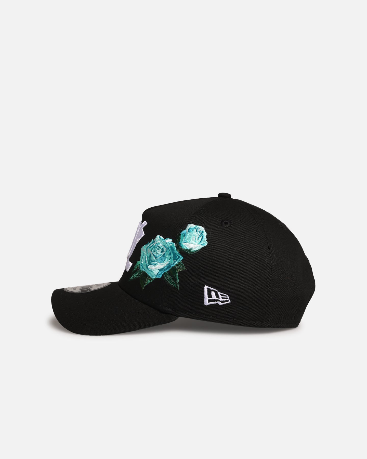 New Era Anaheim Ducks 'Aqua Rose Embroidery' 9FORTY A-Frame Snapback Black/Aqua、mySite、zt4zffjzw