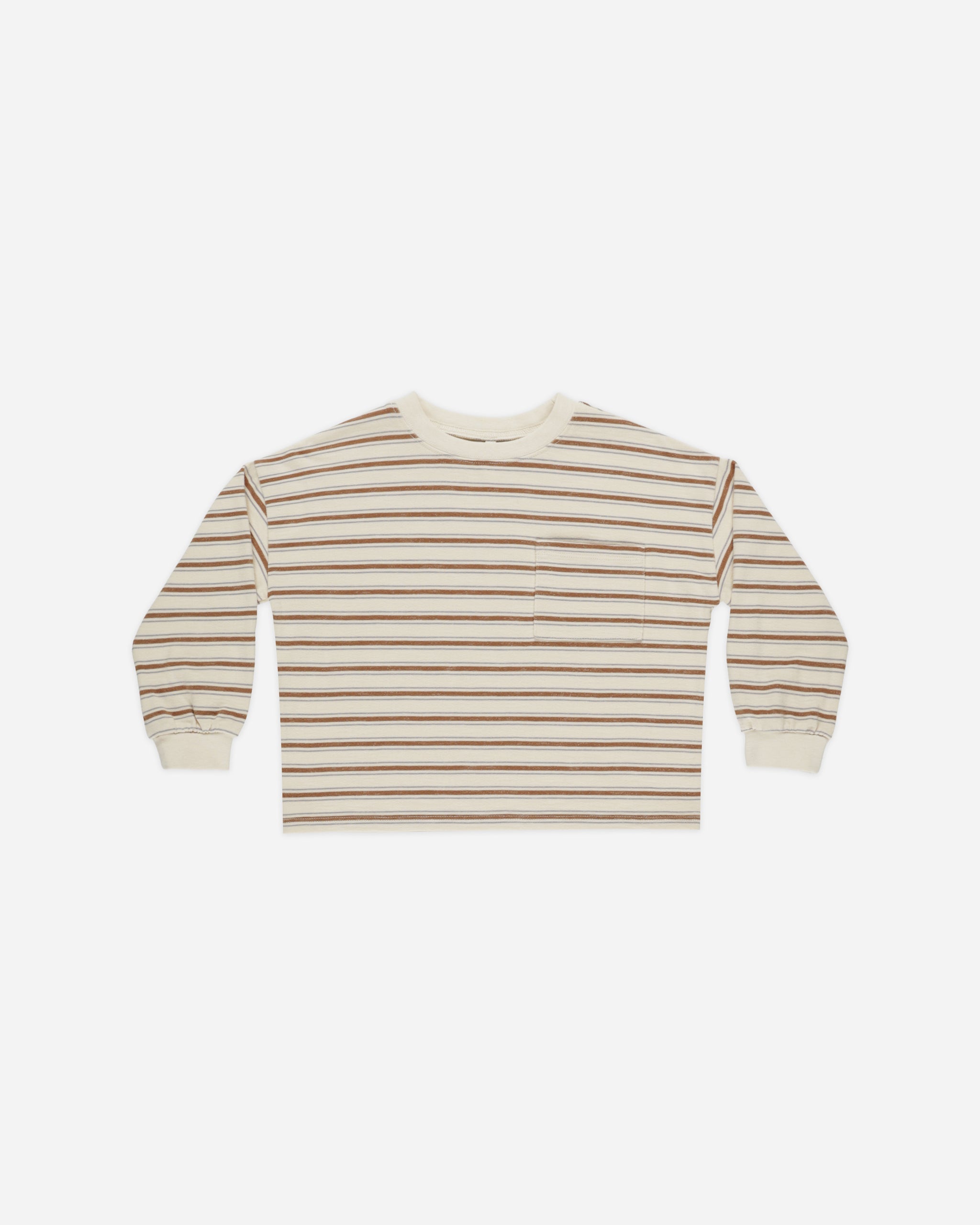  Relaxed Long Sleeve Tee || Saddle Stripe、mySite、layawaytickets
