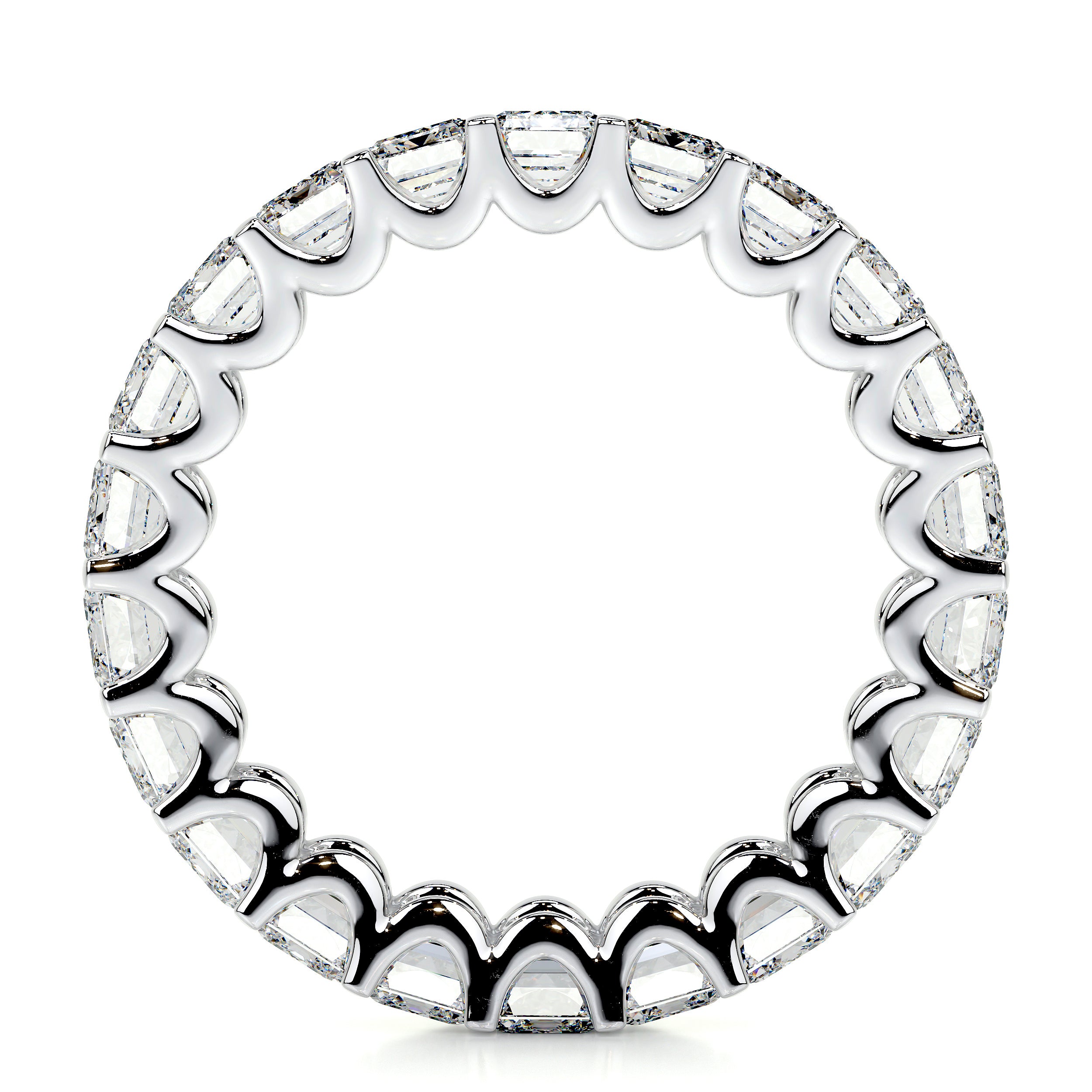 Gina Lab Grown Eternity Wedding Ring -18K White Gold、mySite、hinf8tx79