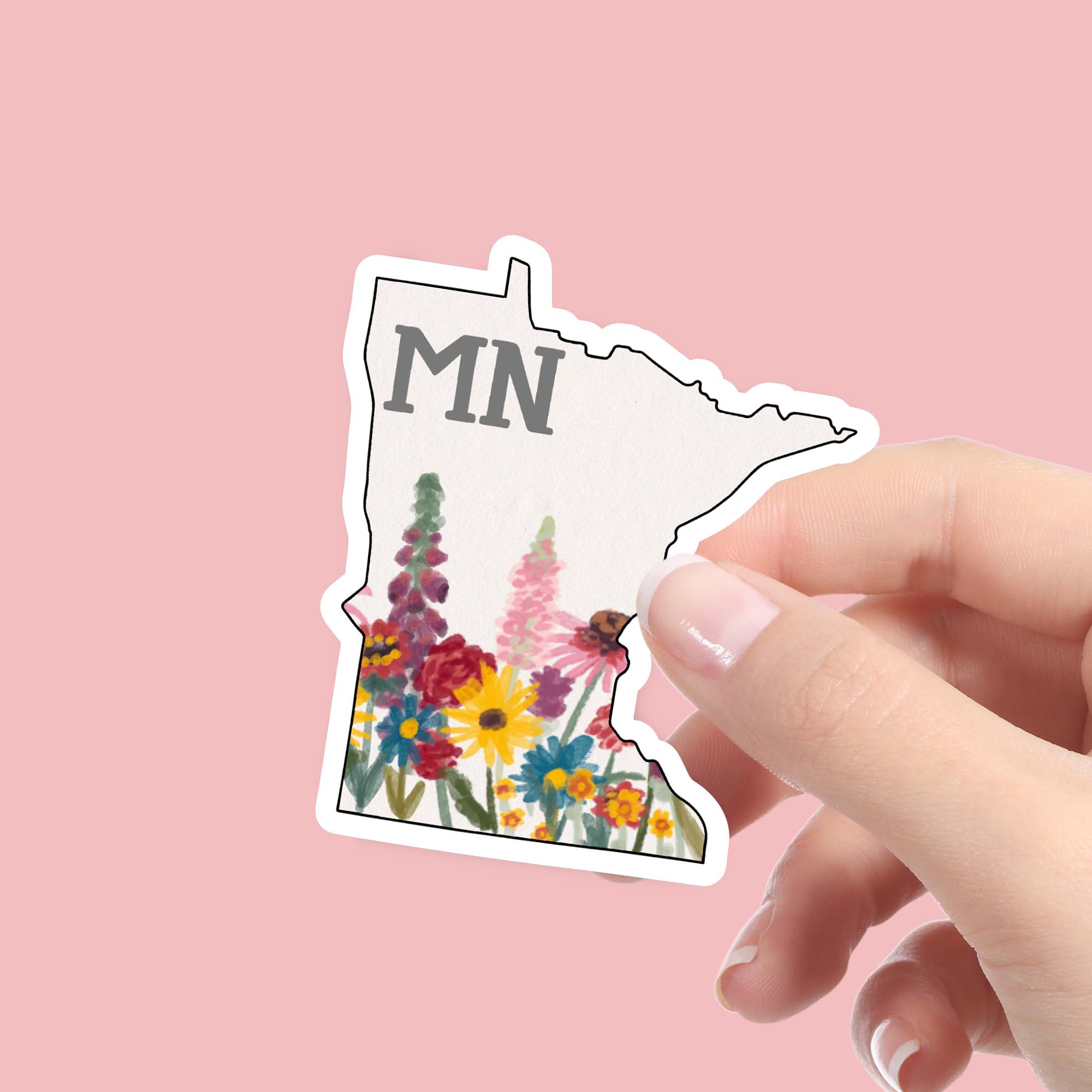  Minnesota Painterly Pattern Sticker、mySite、elrpsem3k