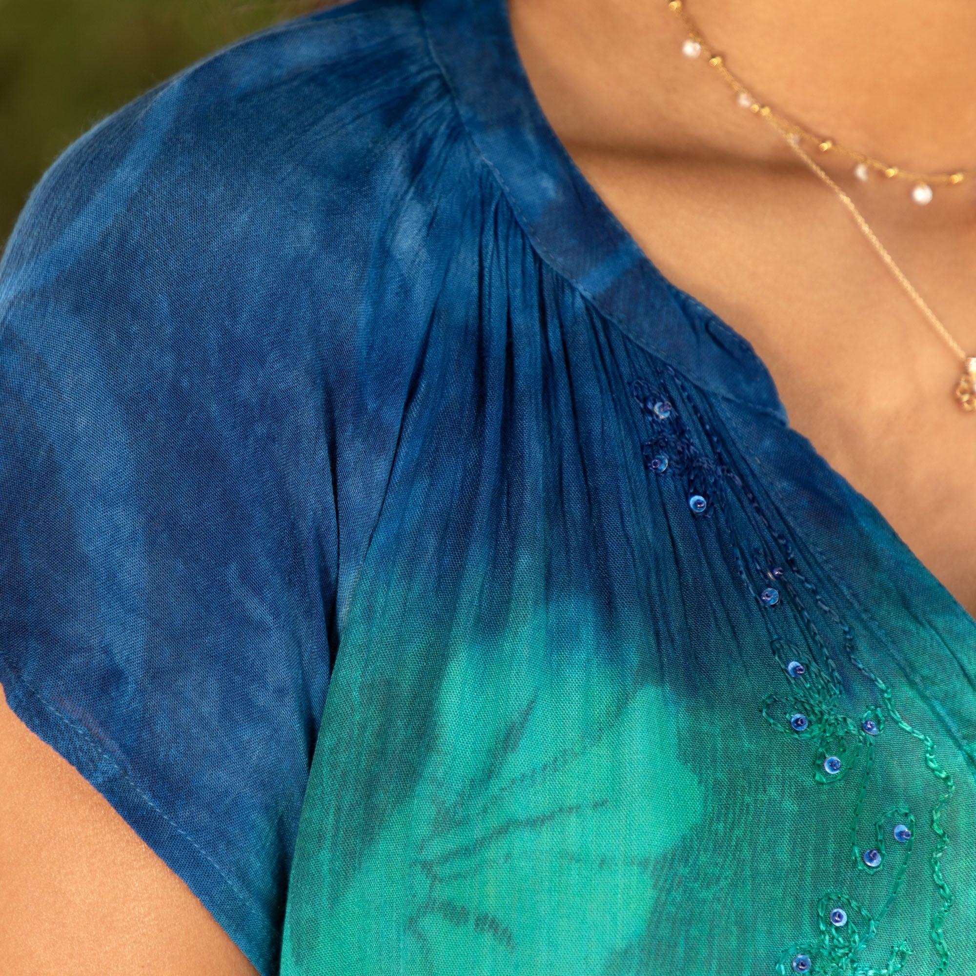 Butterflies on the Sea Short Sleeve Top、mySite、camillekostekn