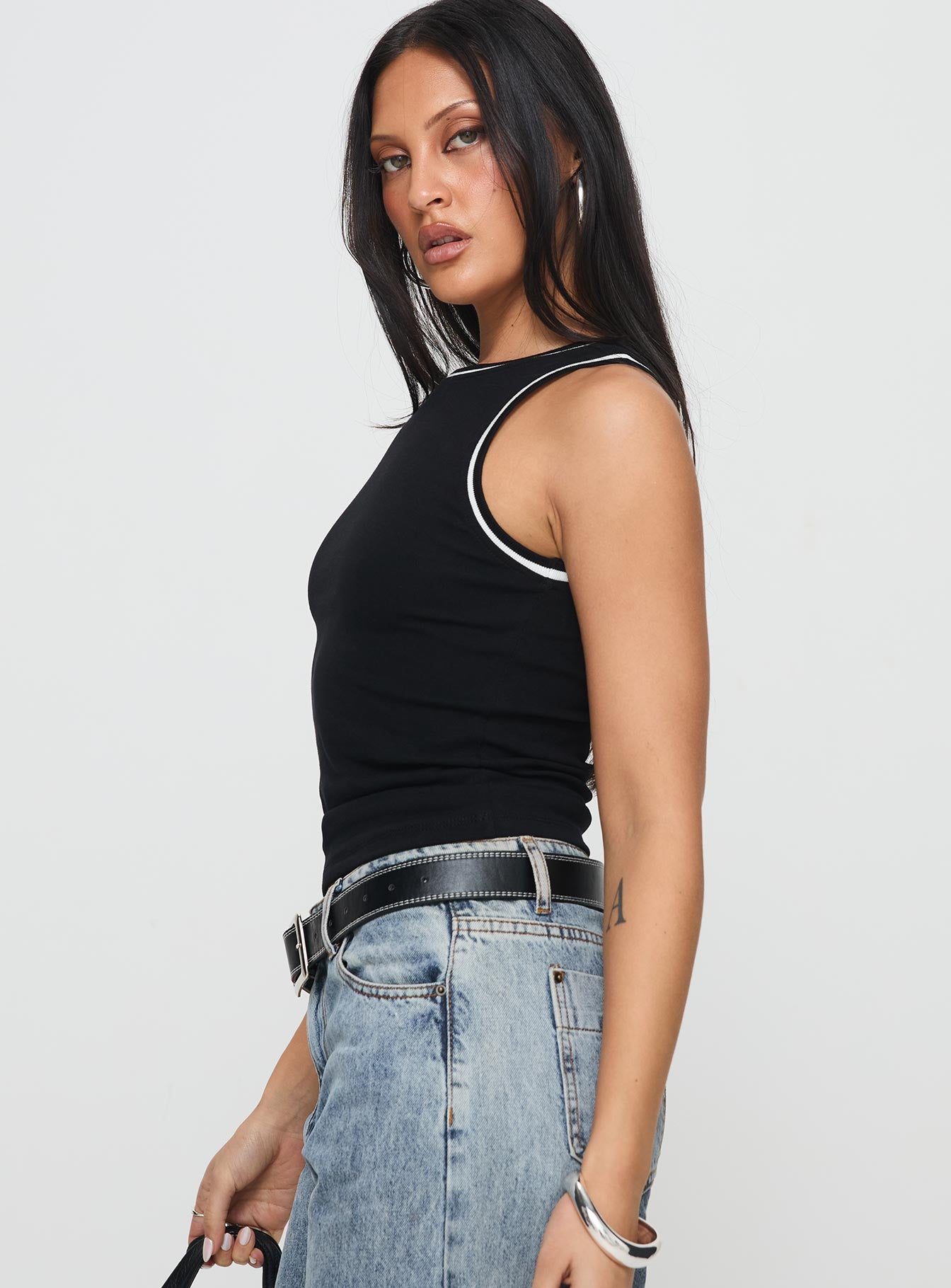 Dazzling Tank Top Black、mySite、solidvoid