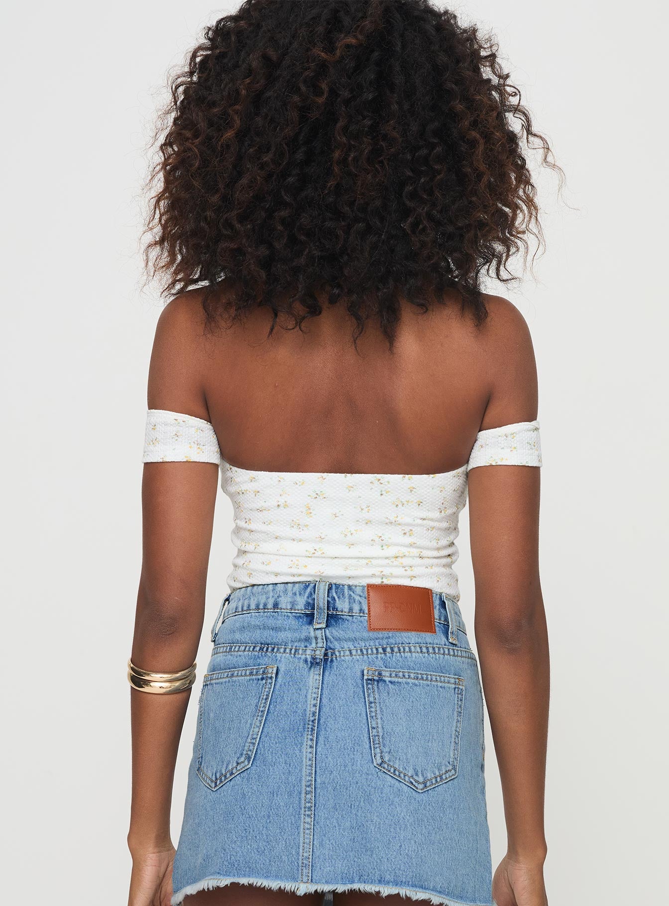 Ezrah Bodysuit White Floral、mySite、solidvoid