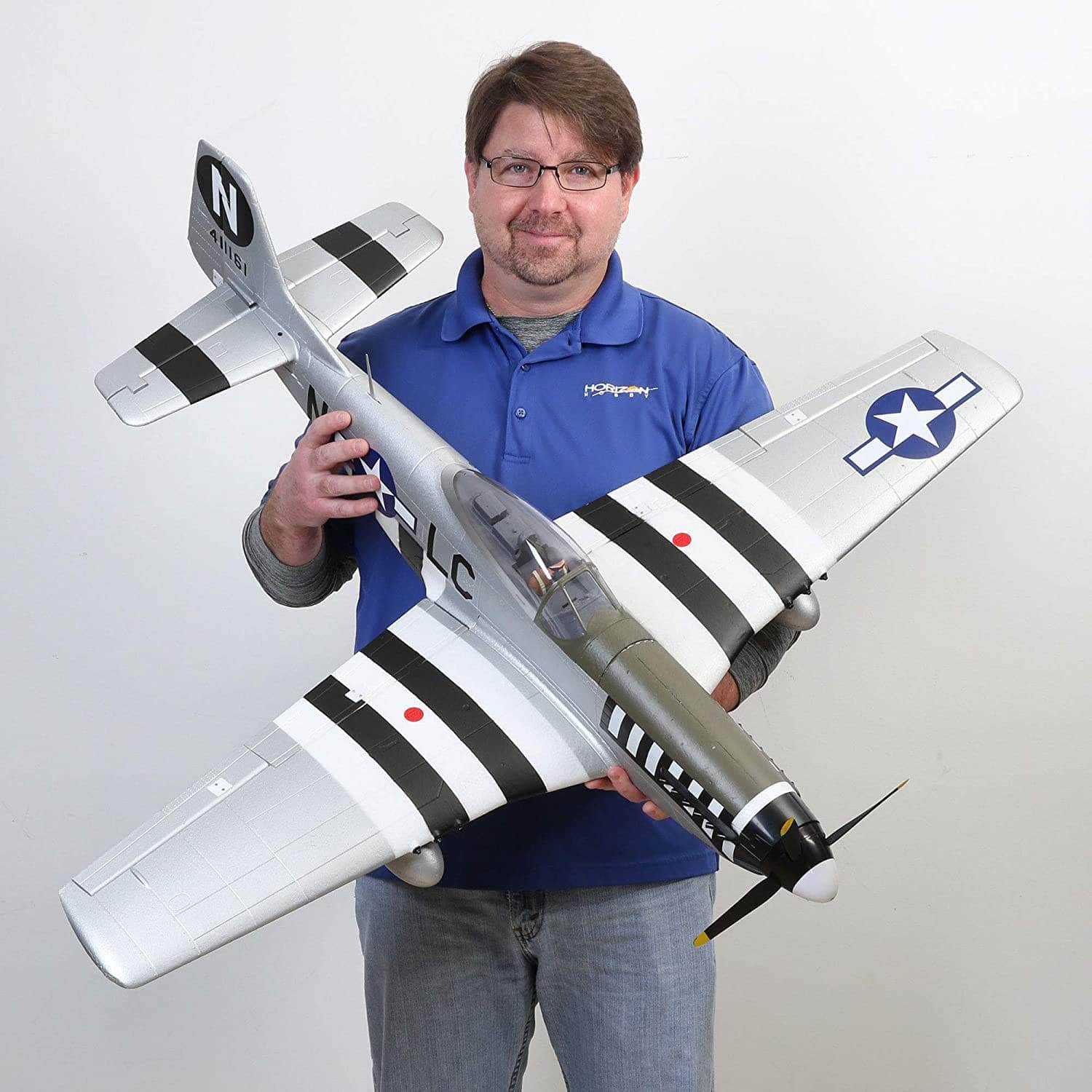  E-flite RC Airplane P-51D Mustang 1.2m BNF Basic with AS3X and Safe Select, EFL8950、mySite、merchandisen