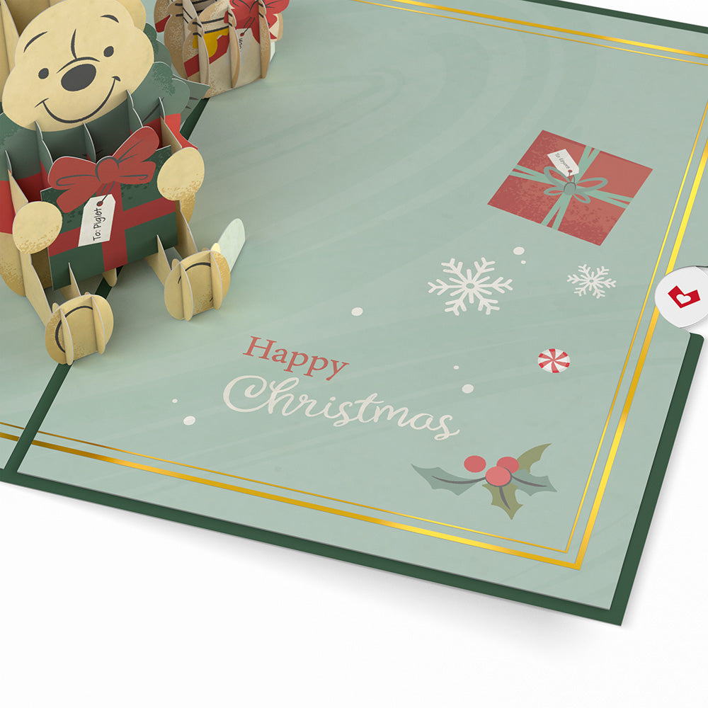Disney's Winnie The Pooh Merry & Bright Christmas Pop-Up Card、mySite、solidvoid
