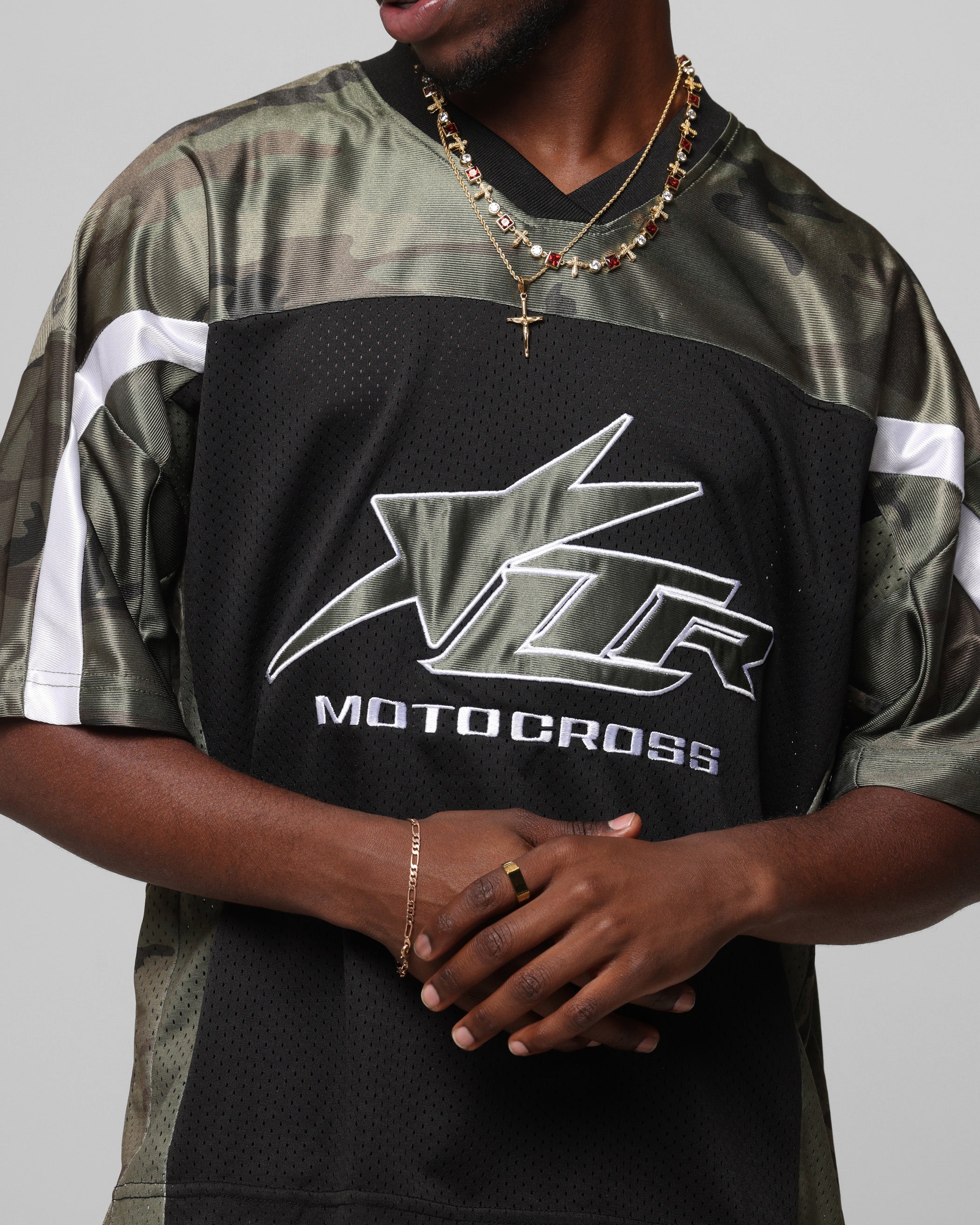 Loiter End Zone Jersey Black/Camo、mySite、zt4zffjzw