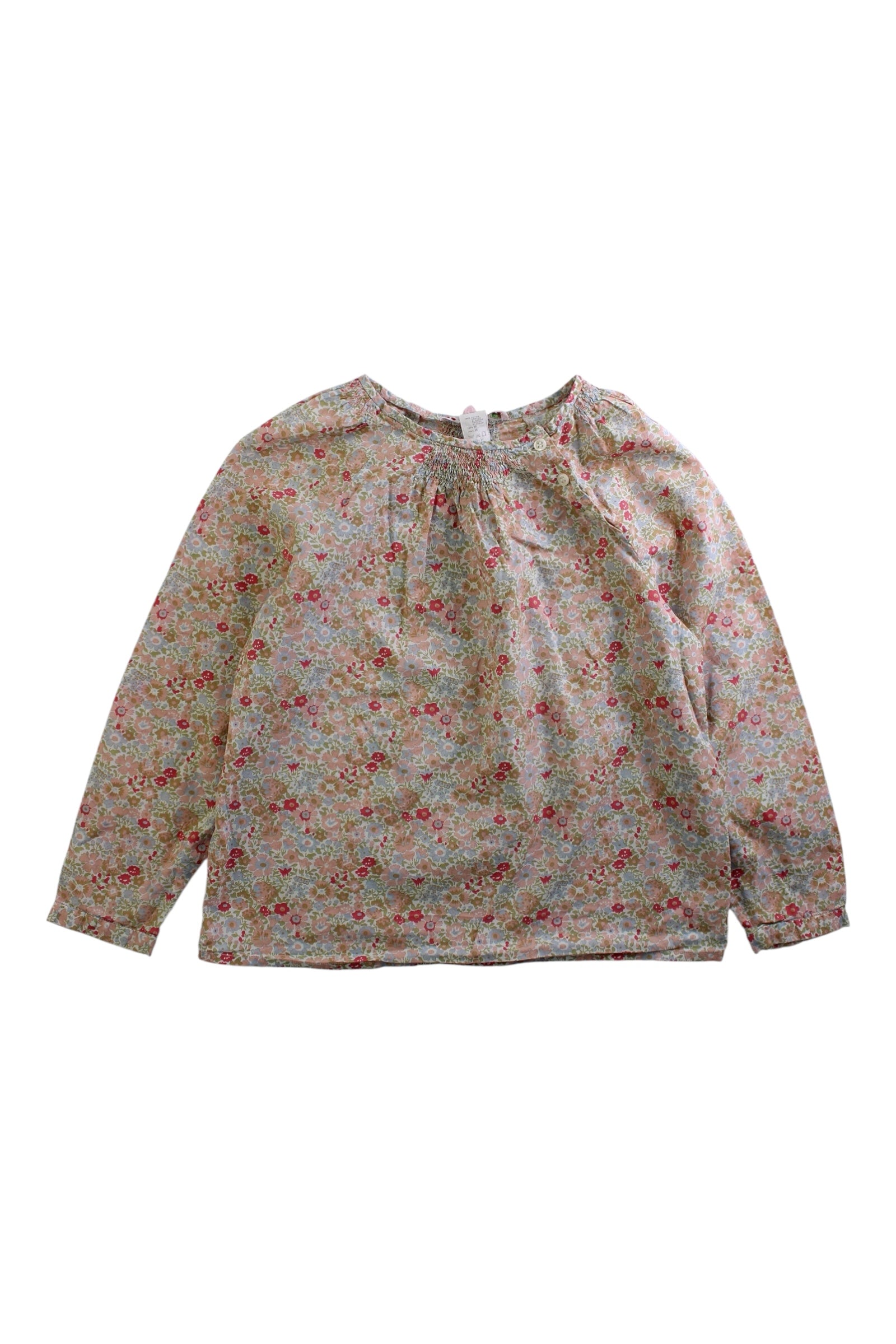 Bonpoint Long Sleeve Floral Top 6T、mySite、g9winljtr