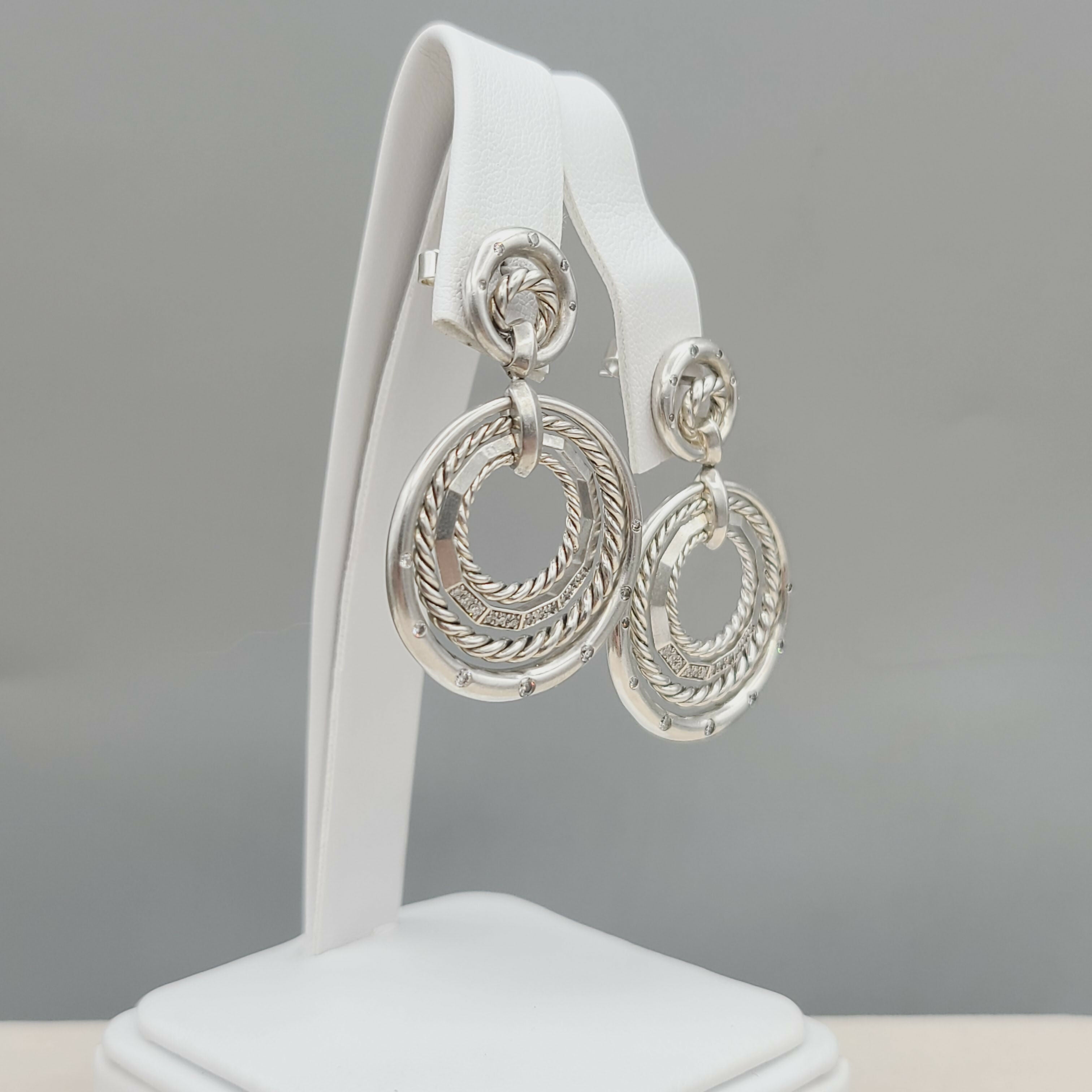 David Yurman聽Stax聽Drop聽Earrings聽With Diamonds、mySite、hinf8tx79