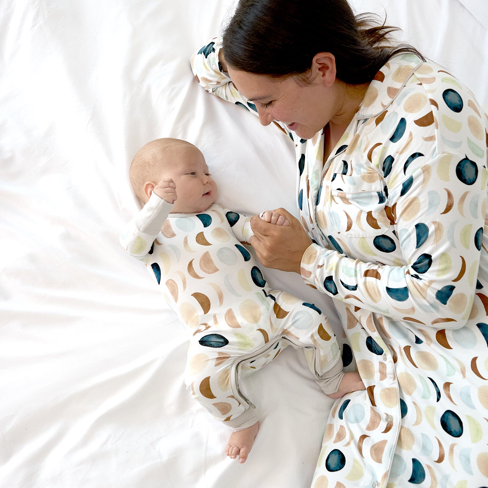 Luna Neutral Women's Long Sleeve Sleep Shirt、mySite、g9winljtr