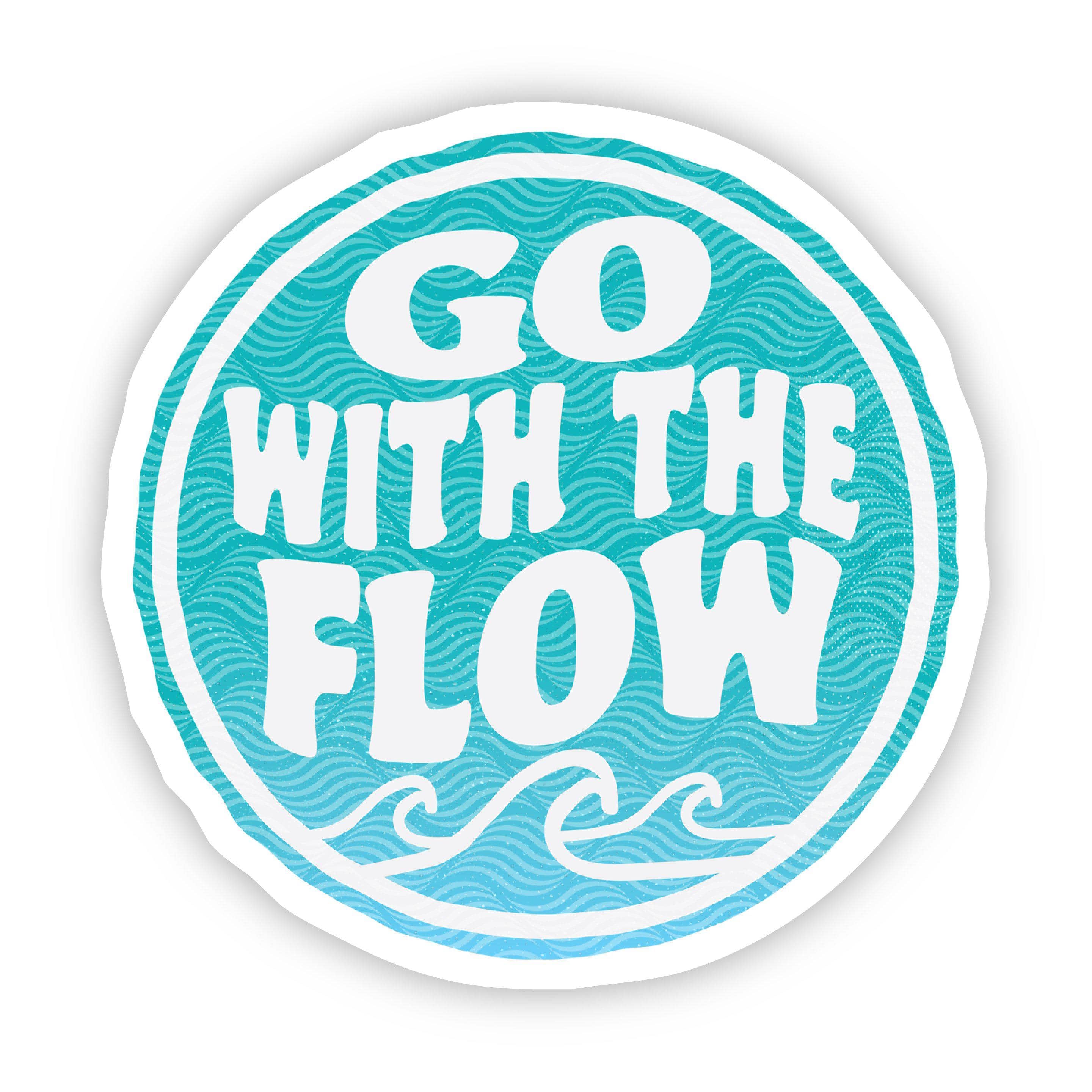  Go With the Flow Wave Sticker、mySite、elrpsem3k
