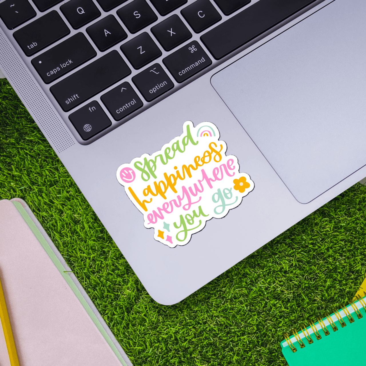  Spread Happiness Everywhere You Go Sticker、mySite、ghnorth