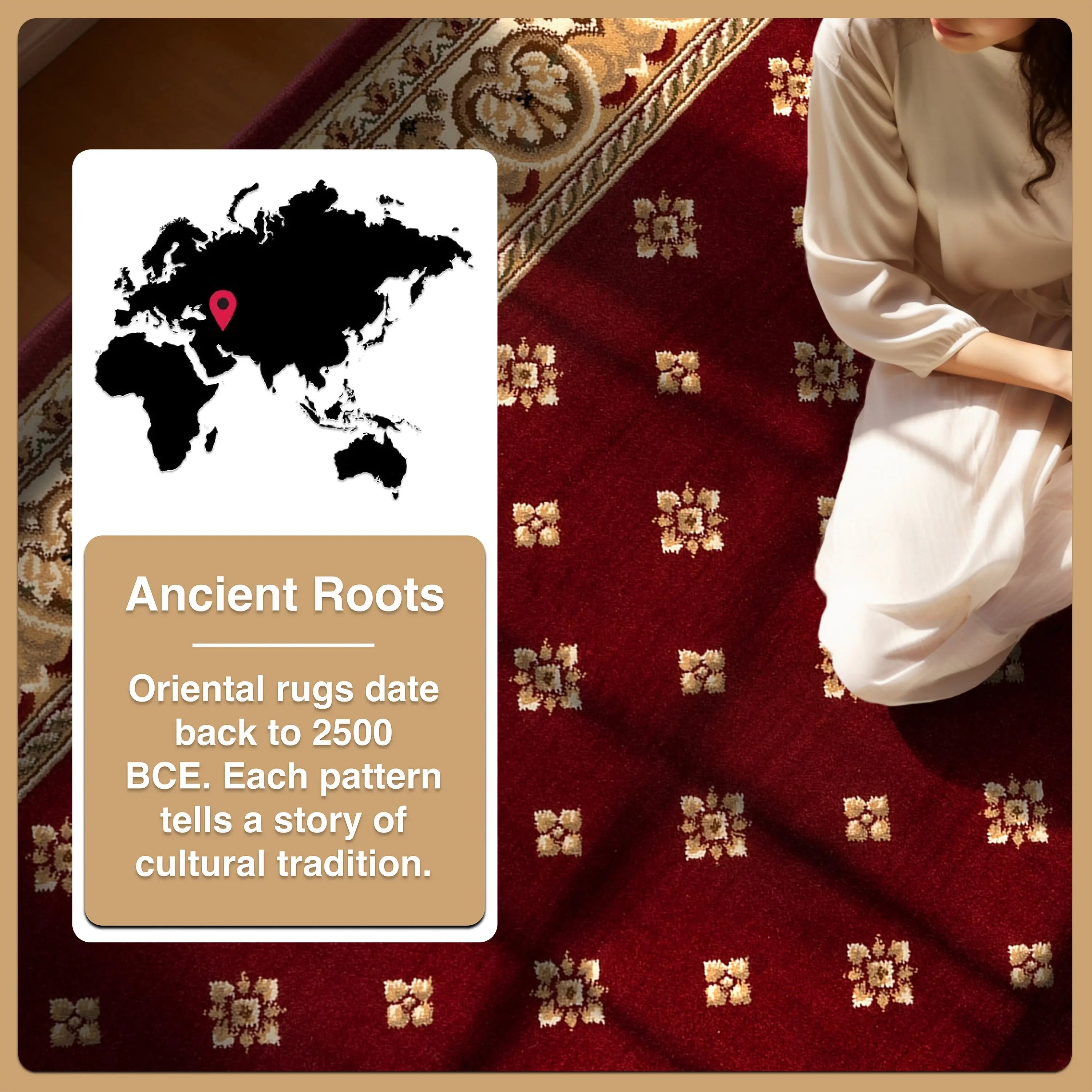 Hudson Terrace Red Traditional Rug、mySite、gigharbornorthrealestate