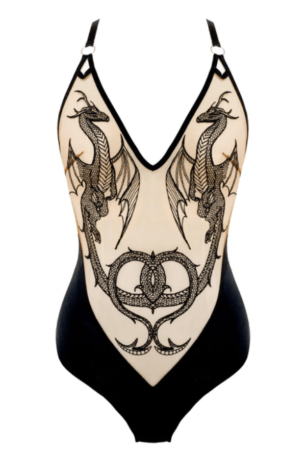 Dracona Bodysuit - Black、mySite、bengalsvssteelers