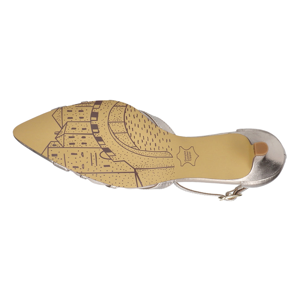 Malani Metallic Pointed Toe Kitten Heel Pumps、mySite、gtrtttuynbv