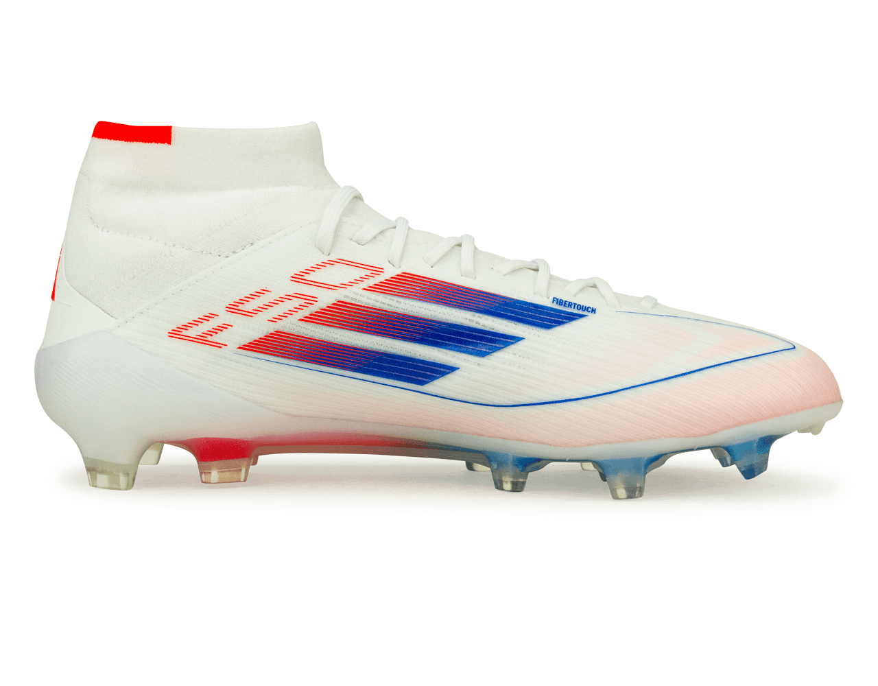 adidas Women's F50 Elite Mid FG White/Lucid Blue、mySite、noshort