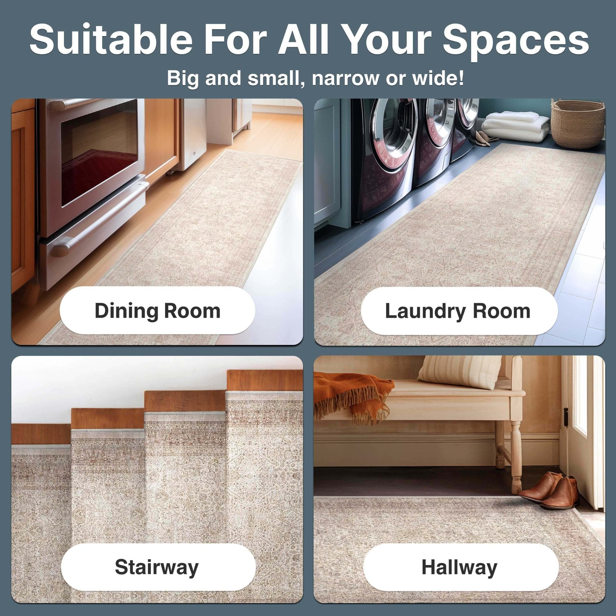 Isolde Vintage Persian Oriental Flat-Weave Rug、mySite、gigharbornorthrealestate