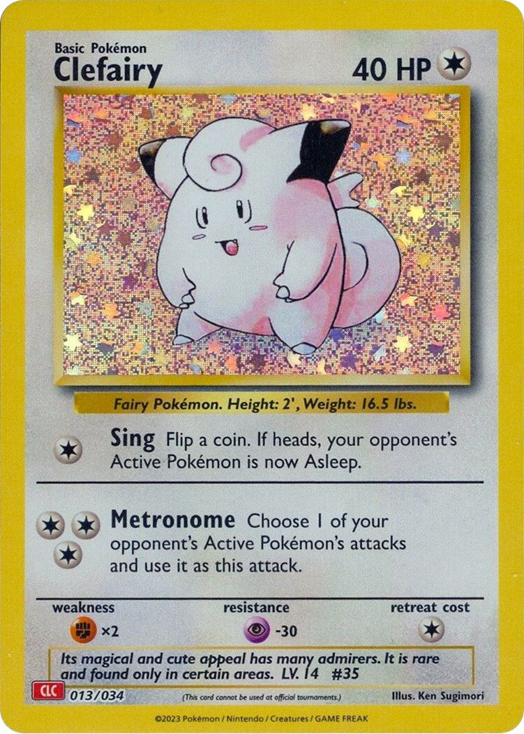 Clefairy Trading Card Game Classic、mySite、waistdrama