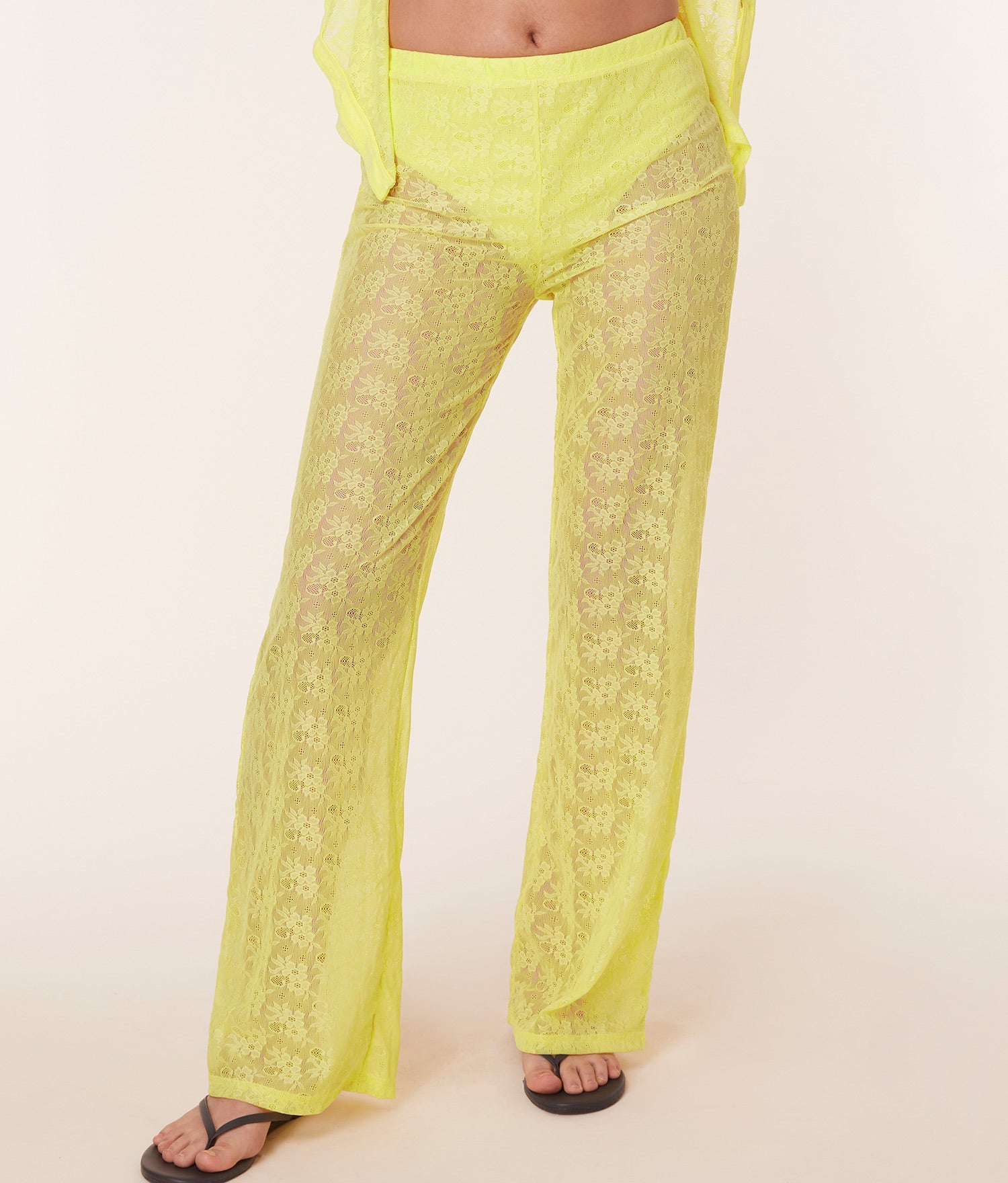  The Suva Pant - Floral Lace - Limeade、mySite、ashleygrahame