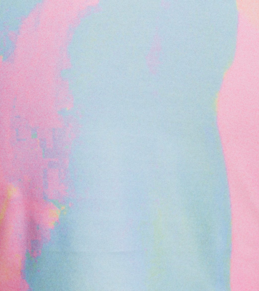 Teeki New Moon Rainbow Mermaid Yoga Crop Top、mySite、noshort