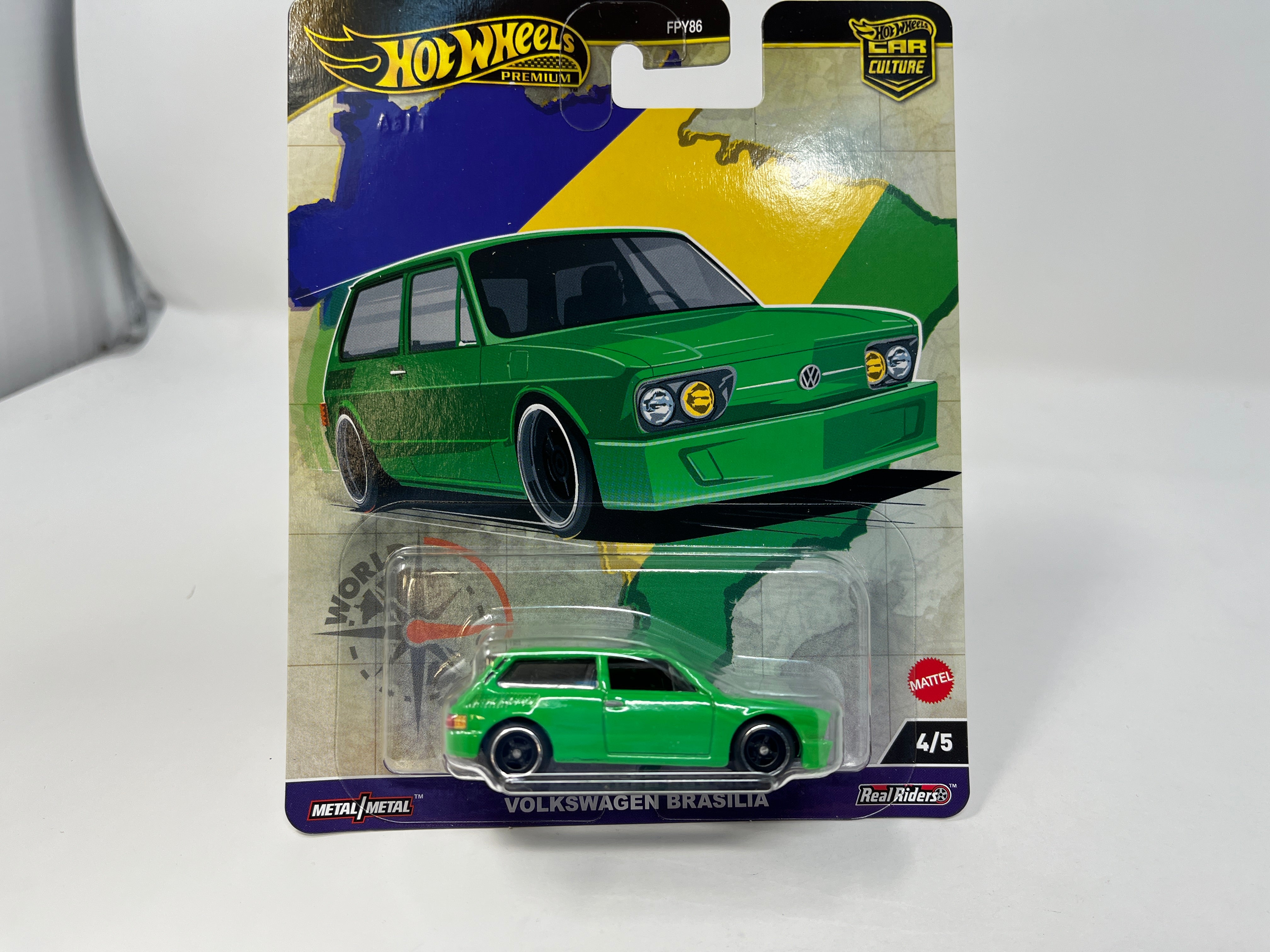 Volkswagen Brasilia * Green * 2024 Hot Wheels WORLD TOUR Car Culture Case A、mySite、hgirdovlk
