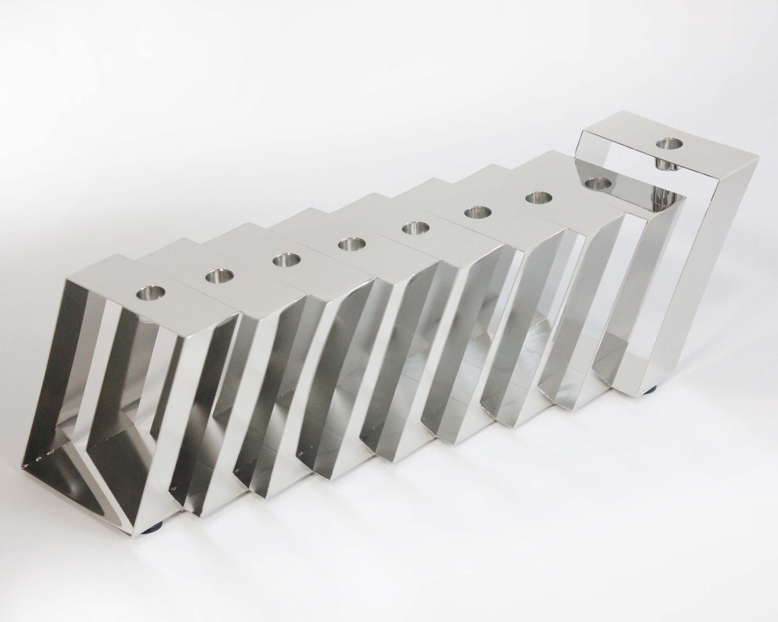 Modern Silver Coated Menorah - Oil or Wax Candles、mySite、topwebapps