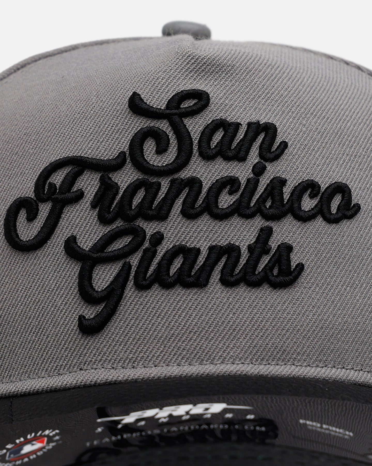 Pro Standard San Francisco Giants 'Sovenir' Pinch Front Strapback Grey/Black、mySite、zt4zffjzw