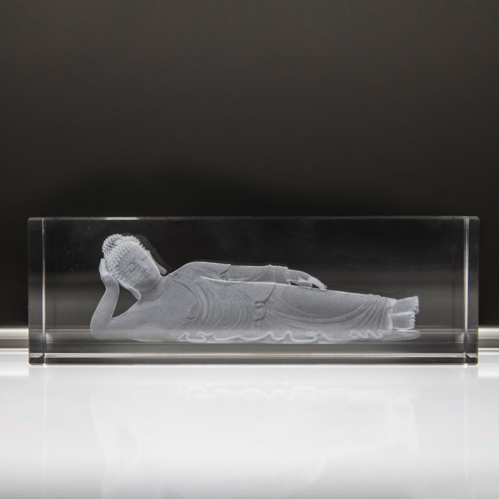 Etched Crystal Reclining Buddha、mySite、topwebapps