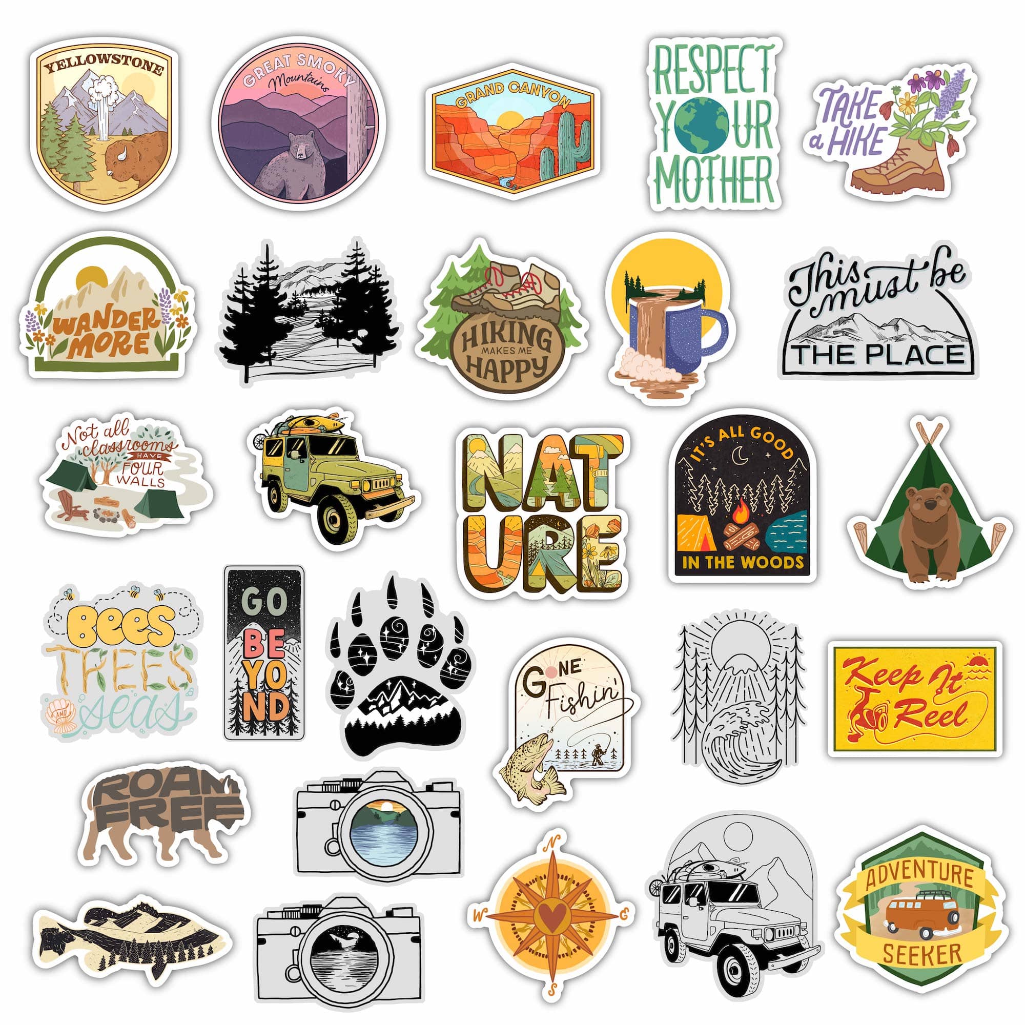  Nature And Outdoors Sticker Mega Pack - New、mySite、ghnorth